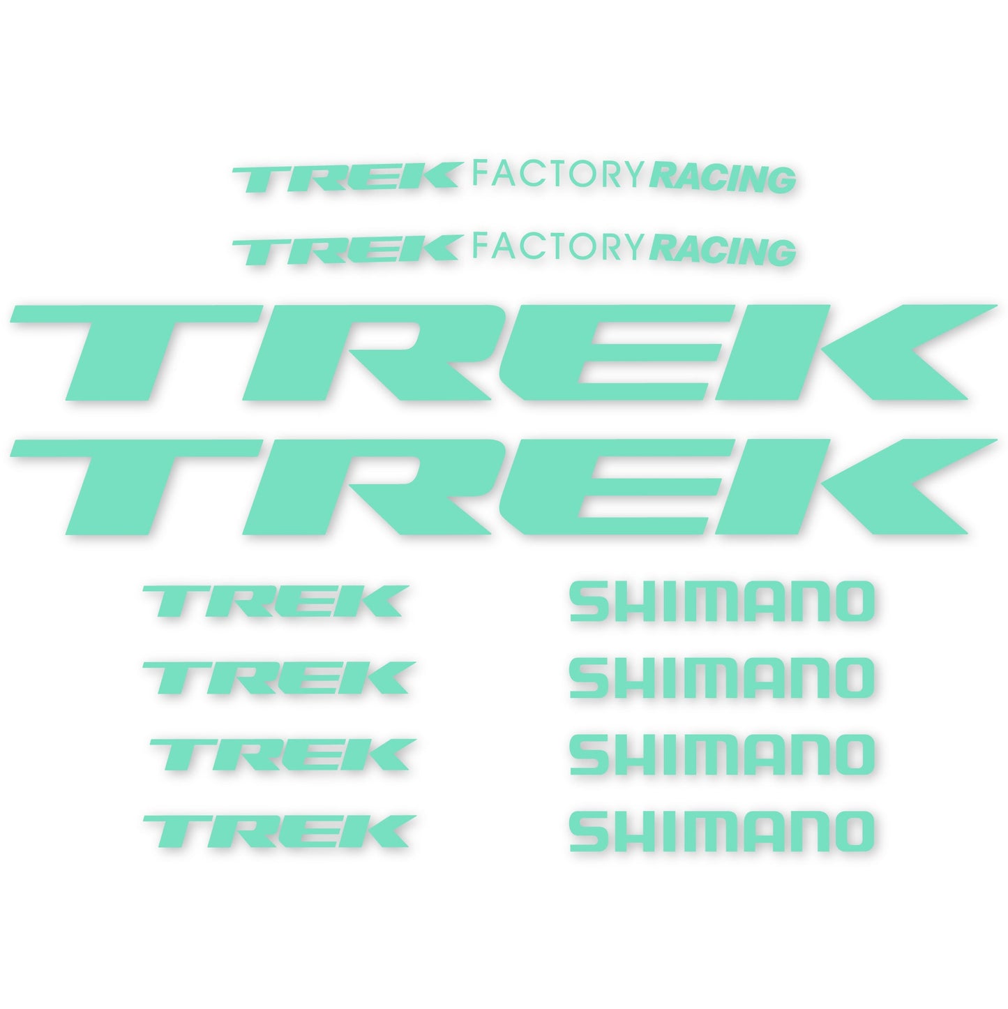 Stickers Trek Factory Racing Team compatibles Autocollants cadre