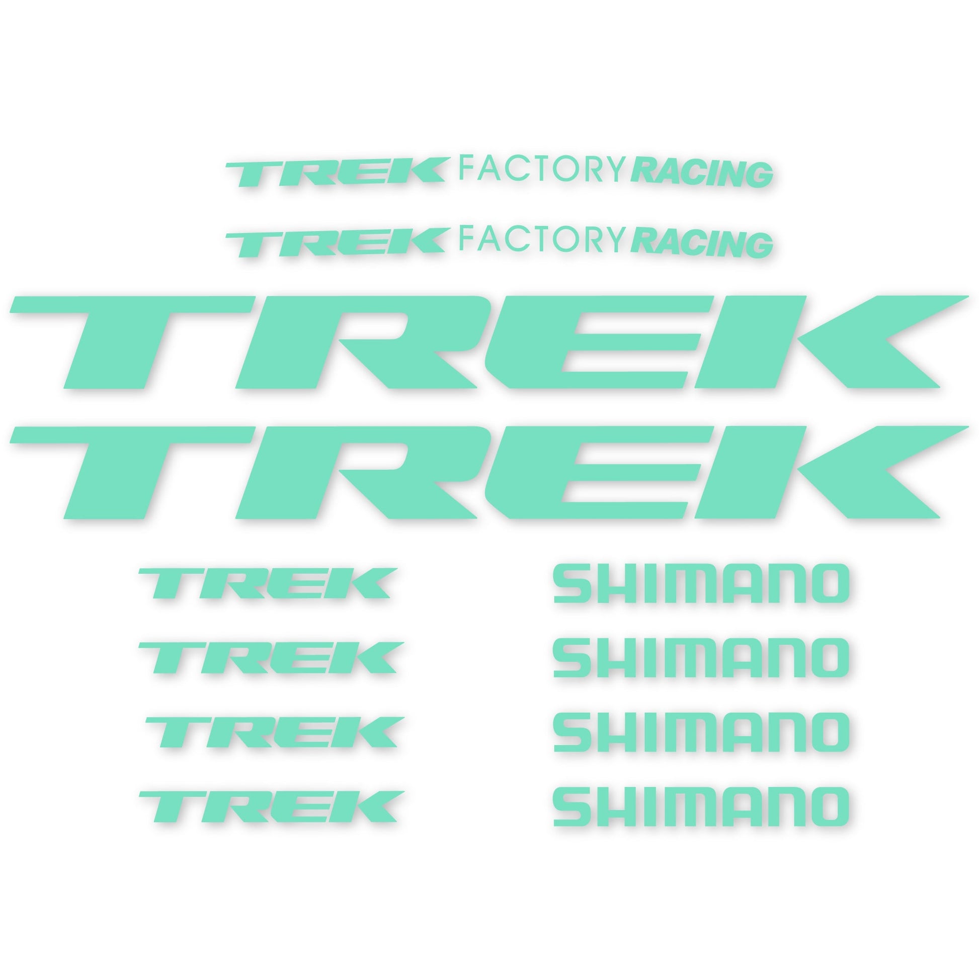 Stickers Trek Factory Racing Team compatibles Autocollants cadre