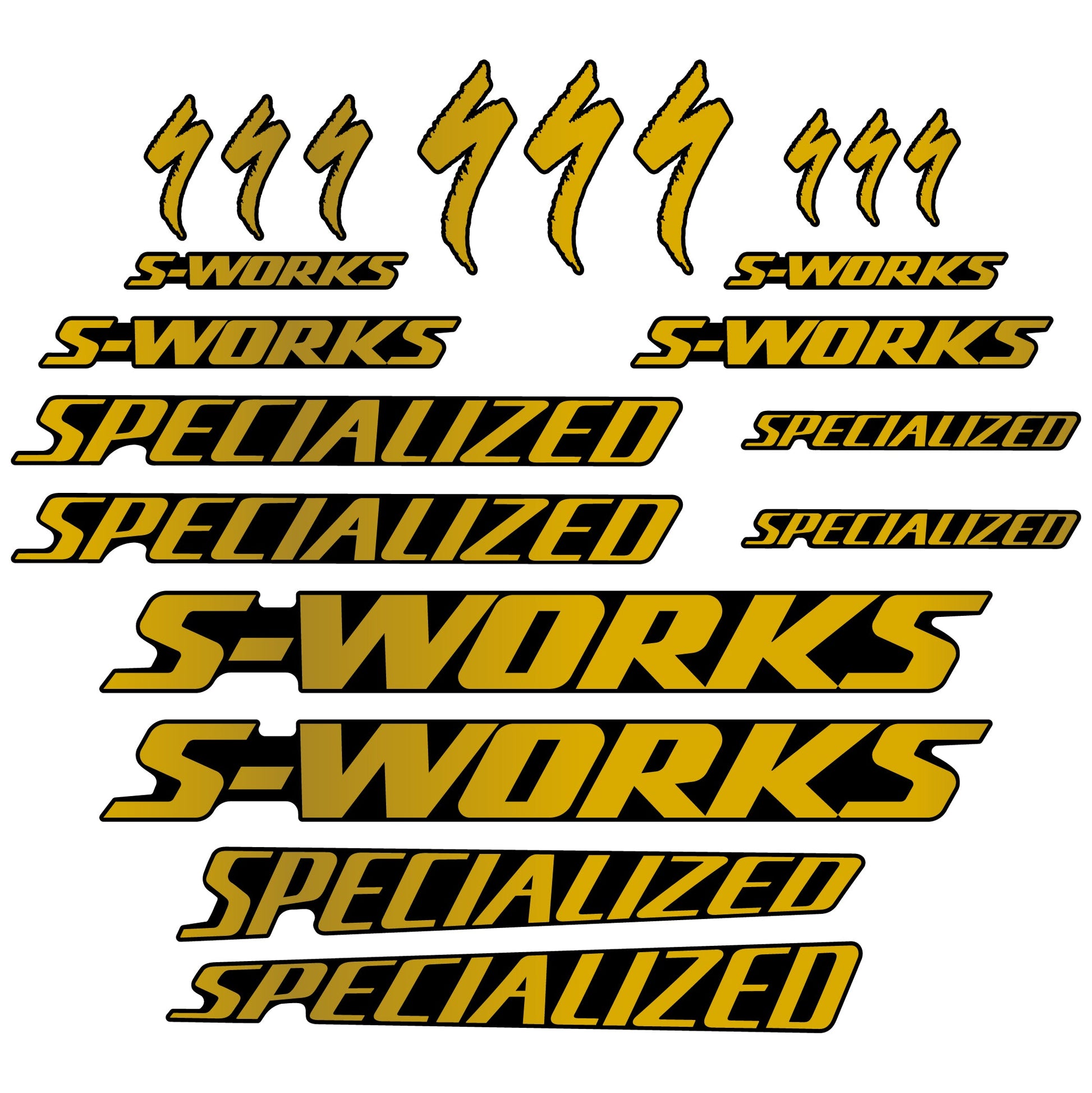 Stickers Specialized compatibles Autocollants cadre