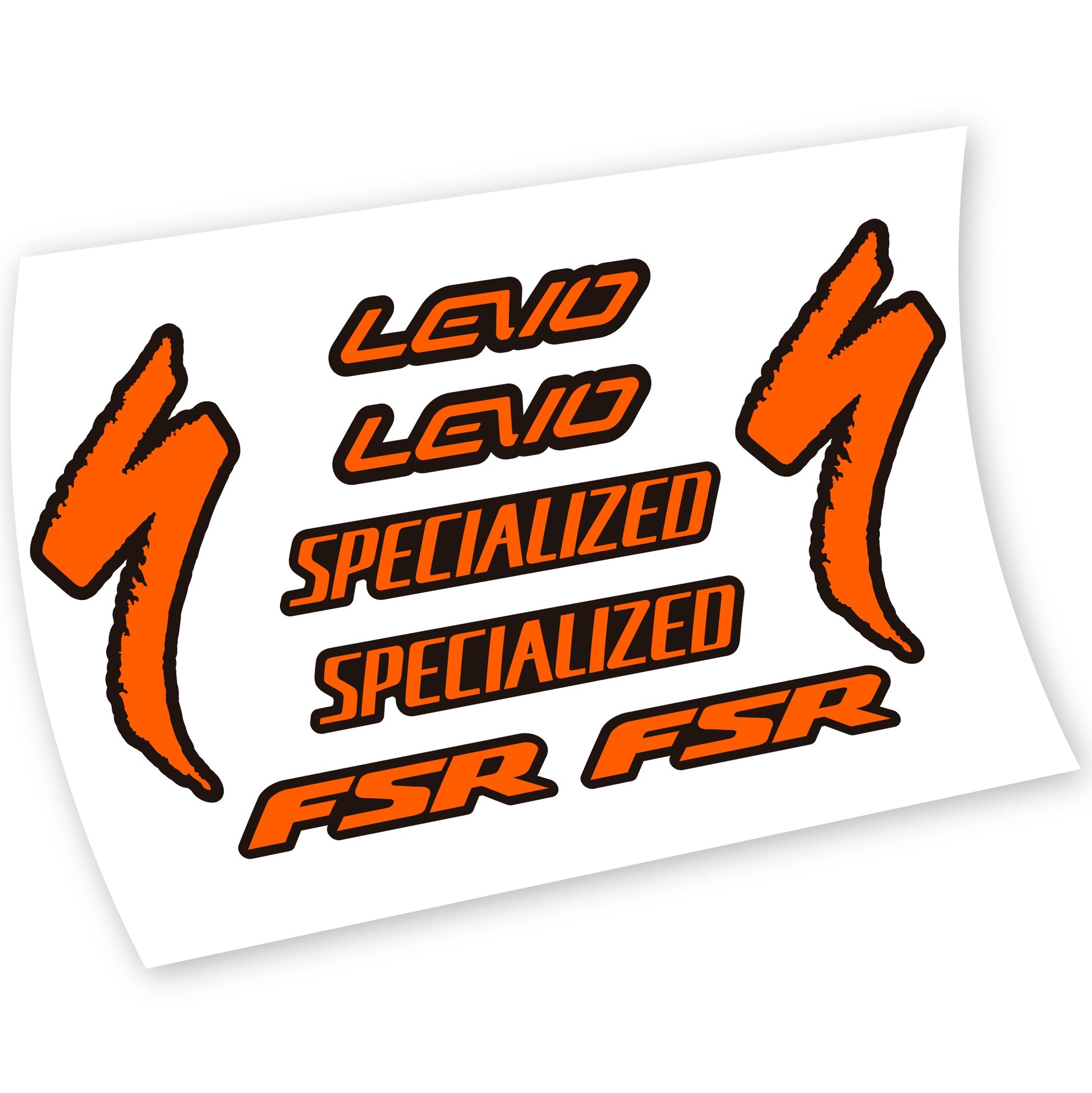 Stickers Specialized Levo FSR compatibles Autocollants cadre