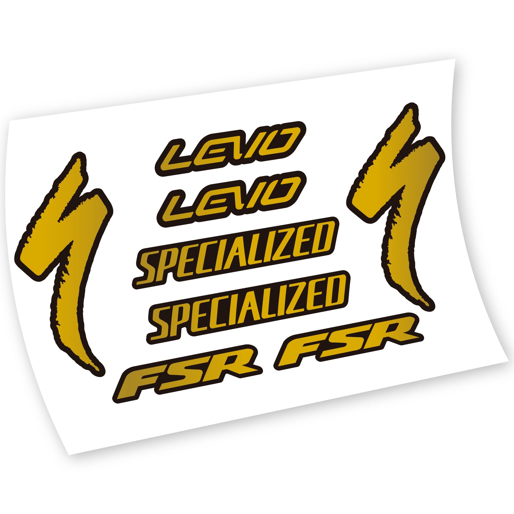 Stickers Specialized Levo FSR compatibles Autocollants cadre