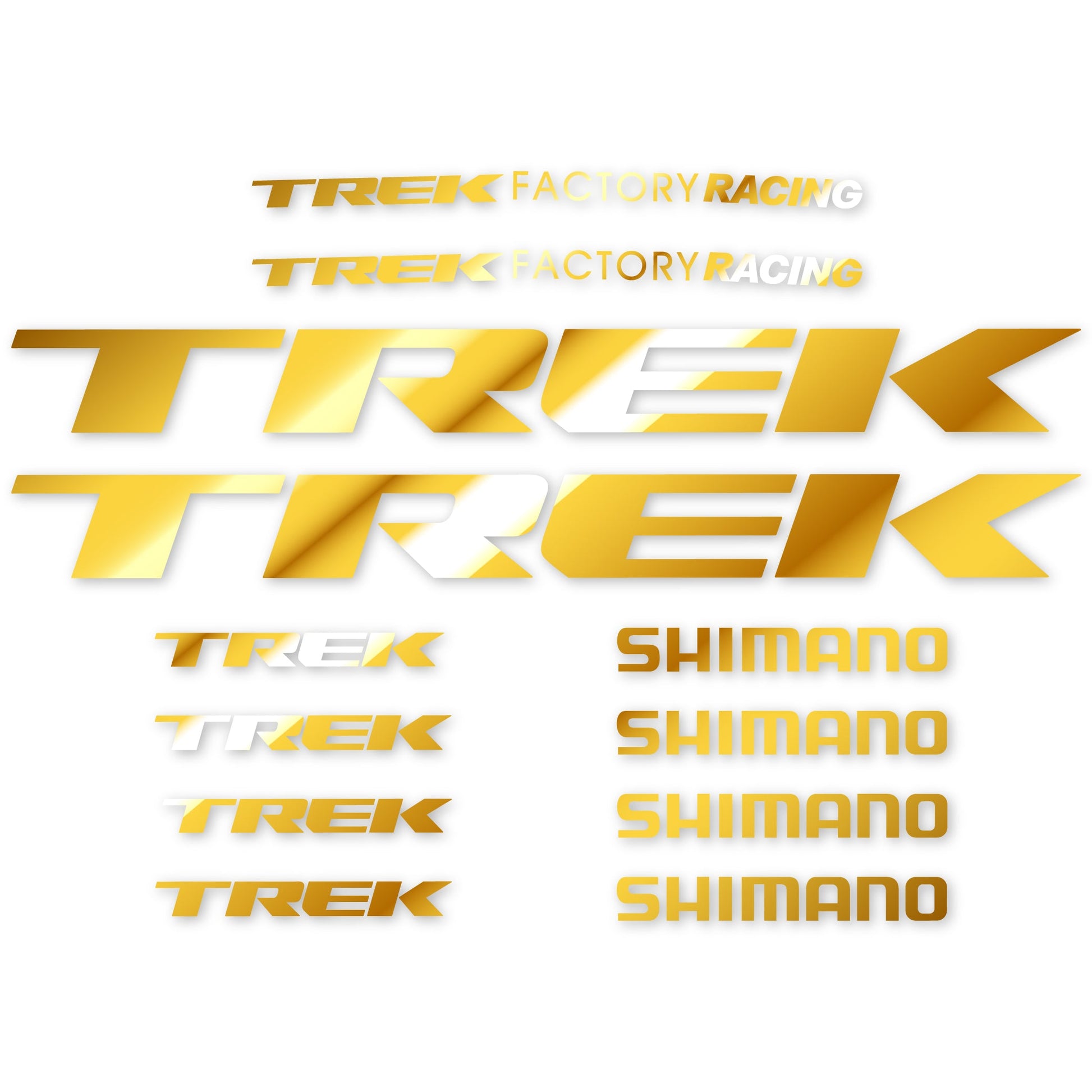 Stickers Trek Factory Racing Team compatibles Autocollants cadre