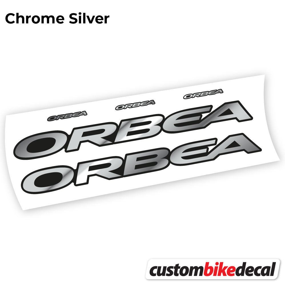 Chrome Silver decal for Orbea Oiz 2020 Square frame – bike sticker vinyl