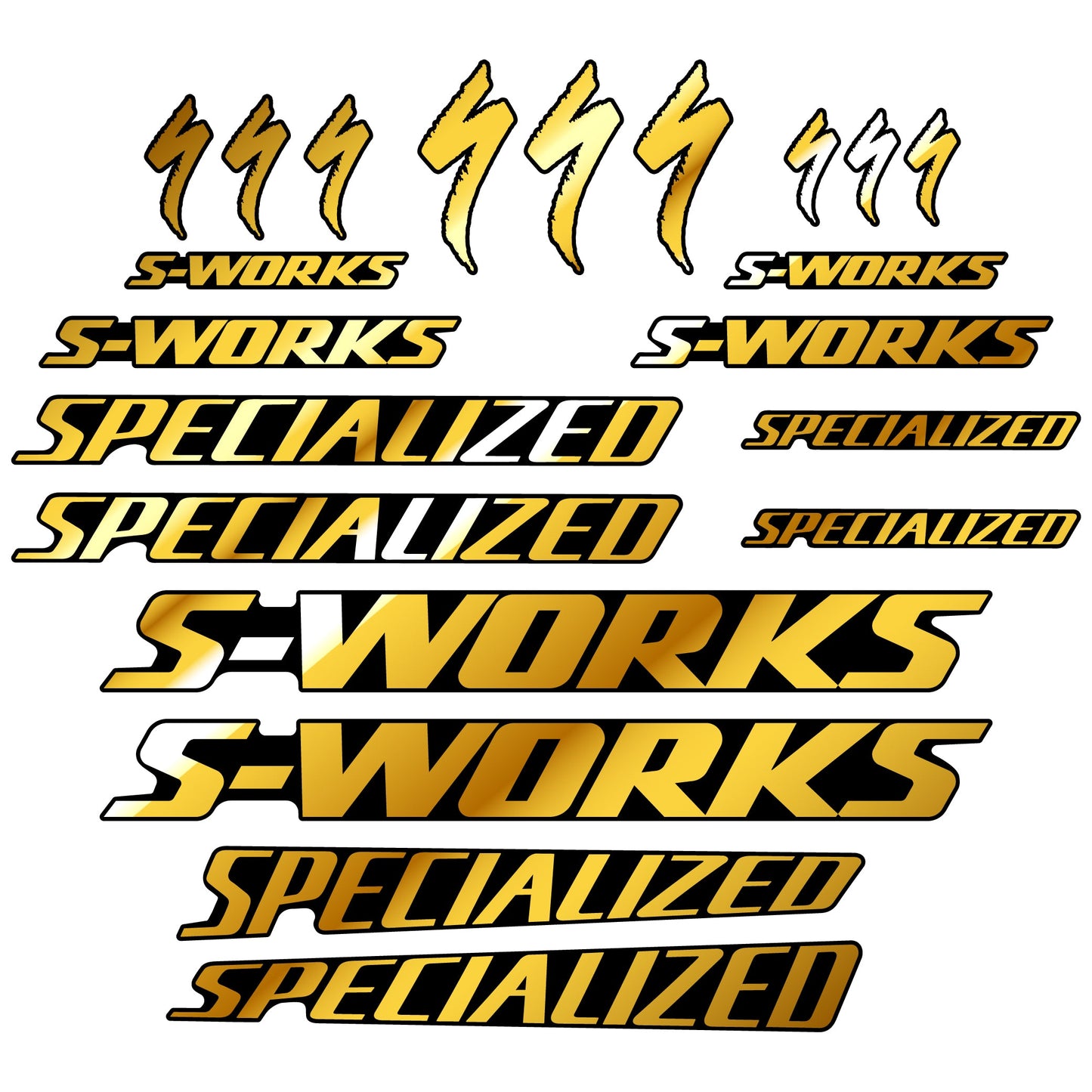Stickers Specialized compatibles Autocollants cadre