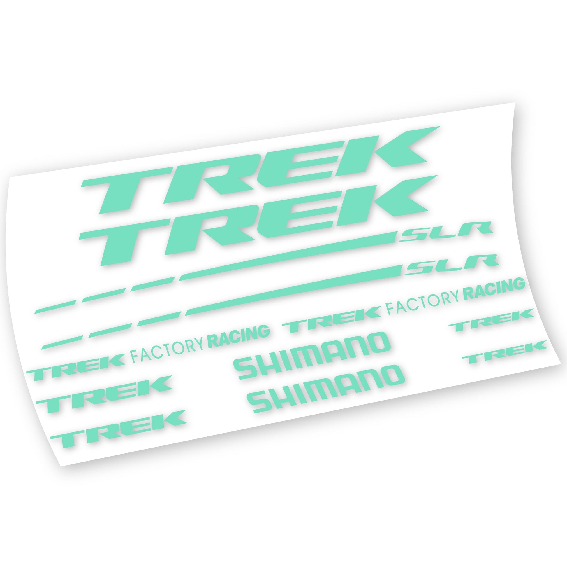 Stickers Trek Factory Racing Team compatibles Autocollants cadre
