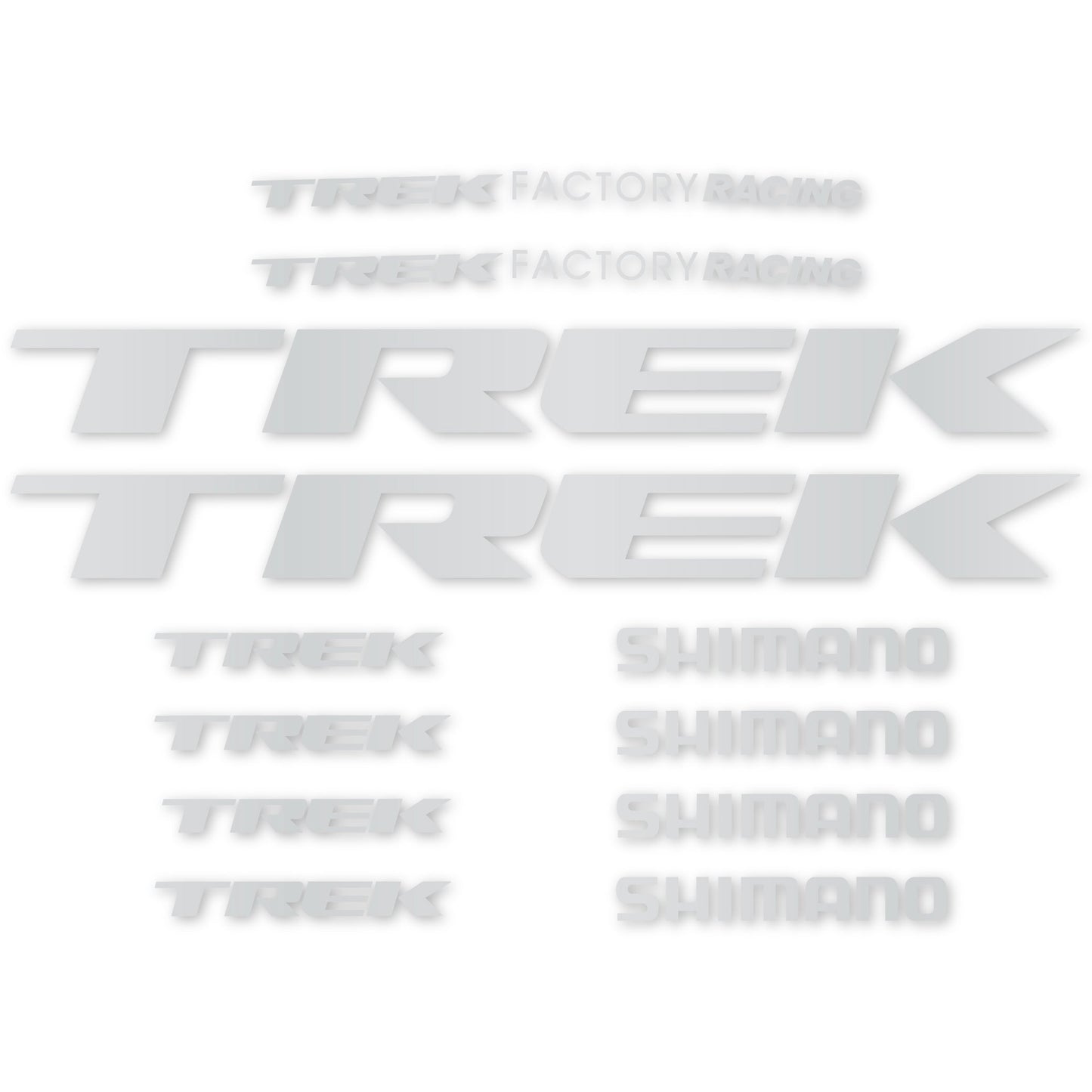 Stickers Trek Factory Racing Team compatibles Autocollants cadre