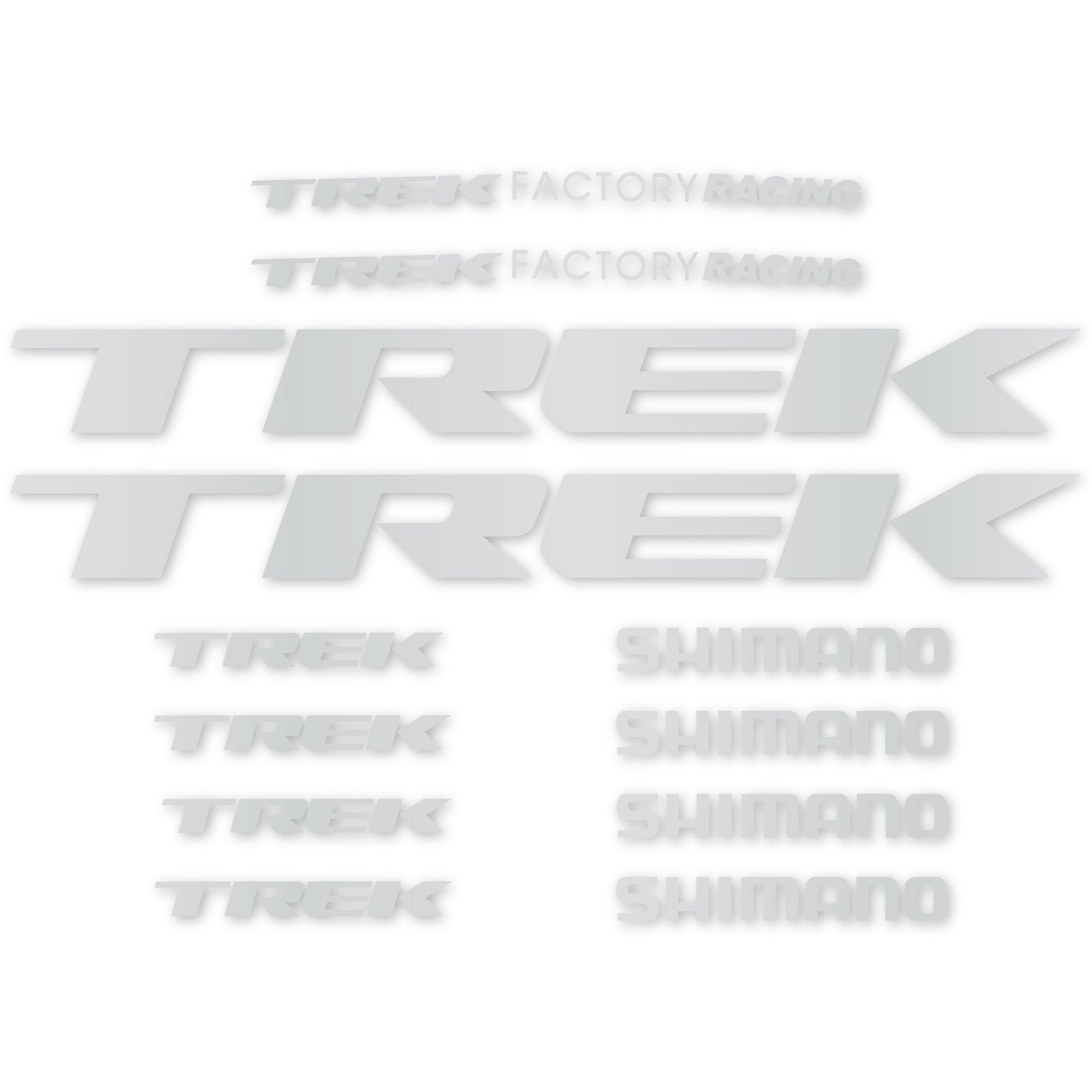 Stickers Trek Factory Racing Team compatibles Autocollants cadre