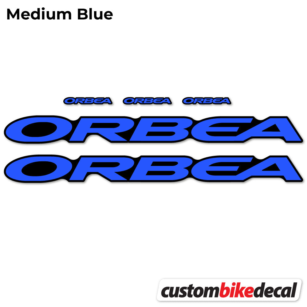 Medium Blue decal for Orbea Oiz M10 2021 VEC frame – bike sticker vinyl