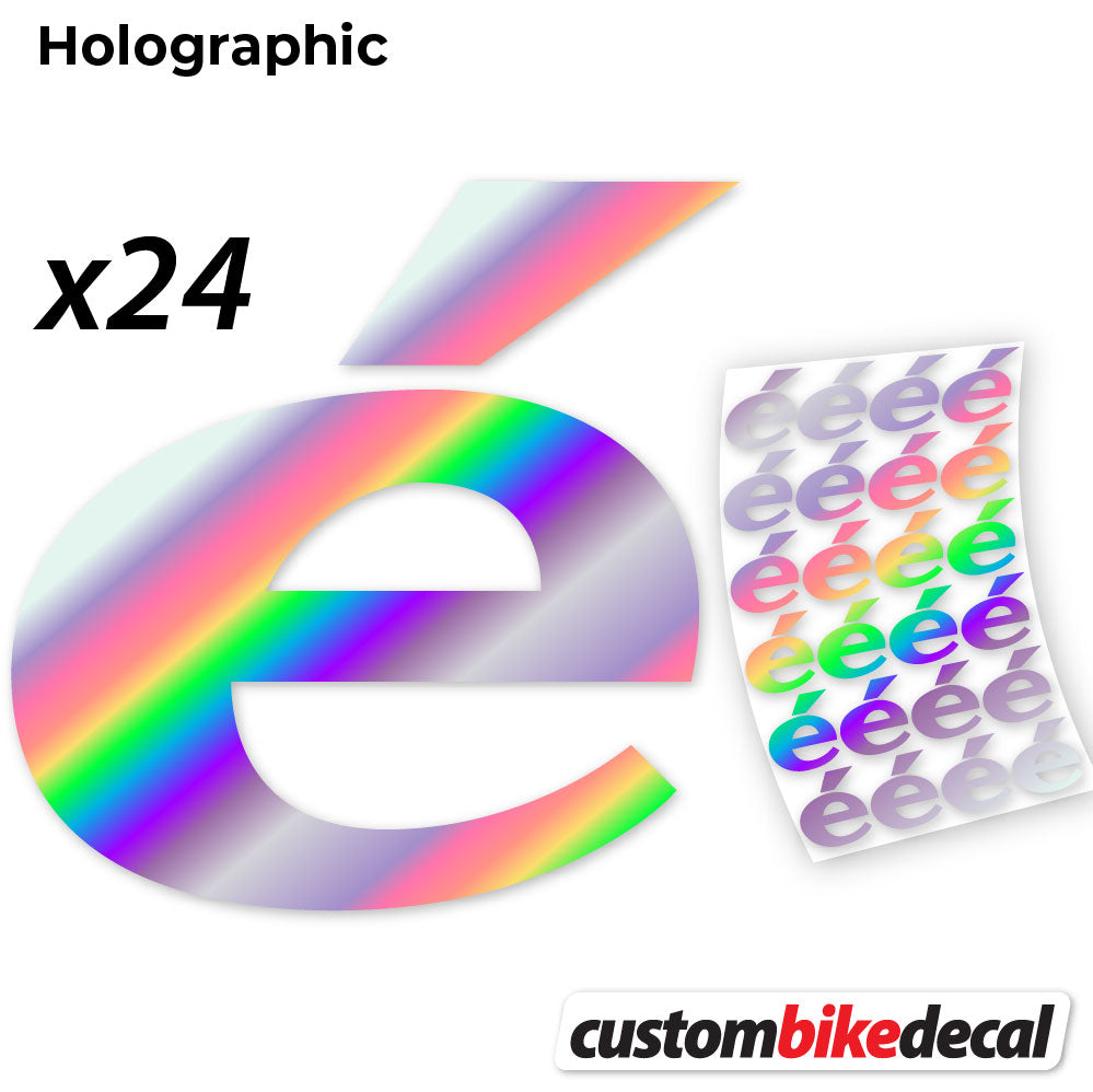 Hollographic decal for Cerveló logo – bike sticker vinyl