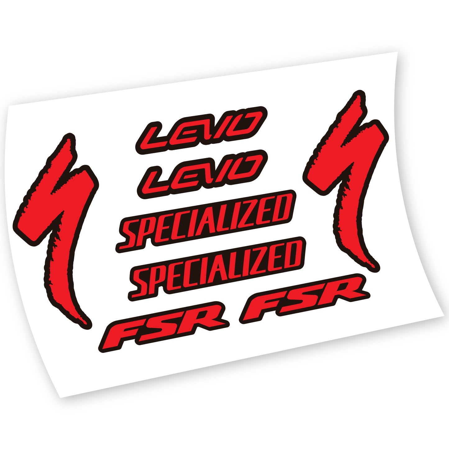 Stickers Specialized Levo FSR compatibles Autocollants cadre