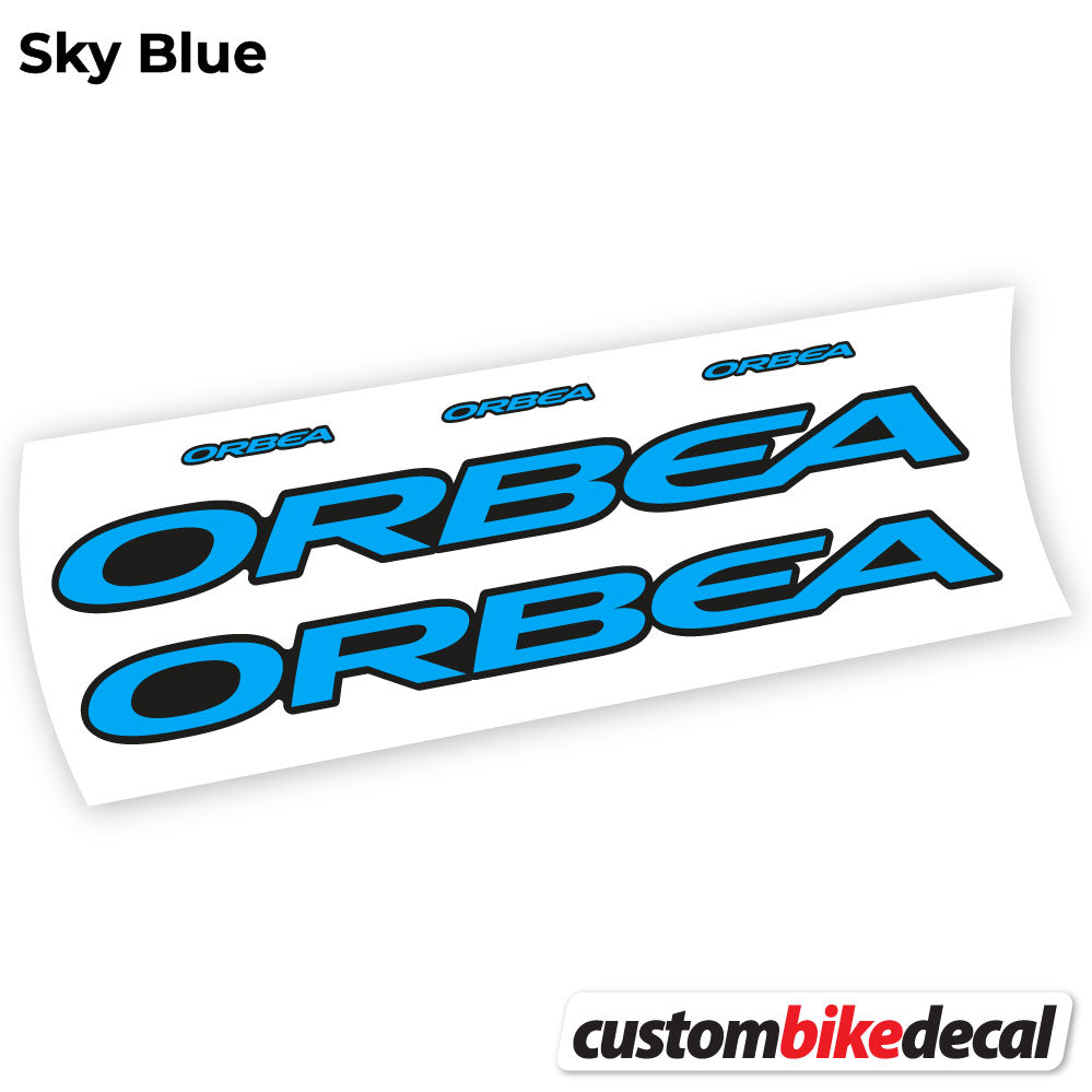 Sky Blue decal for Orbea Oiz 2020 Square frame – bike sticker vinyl