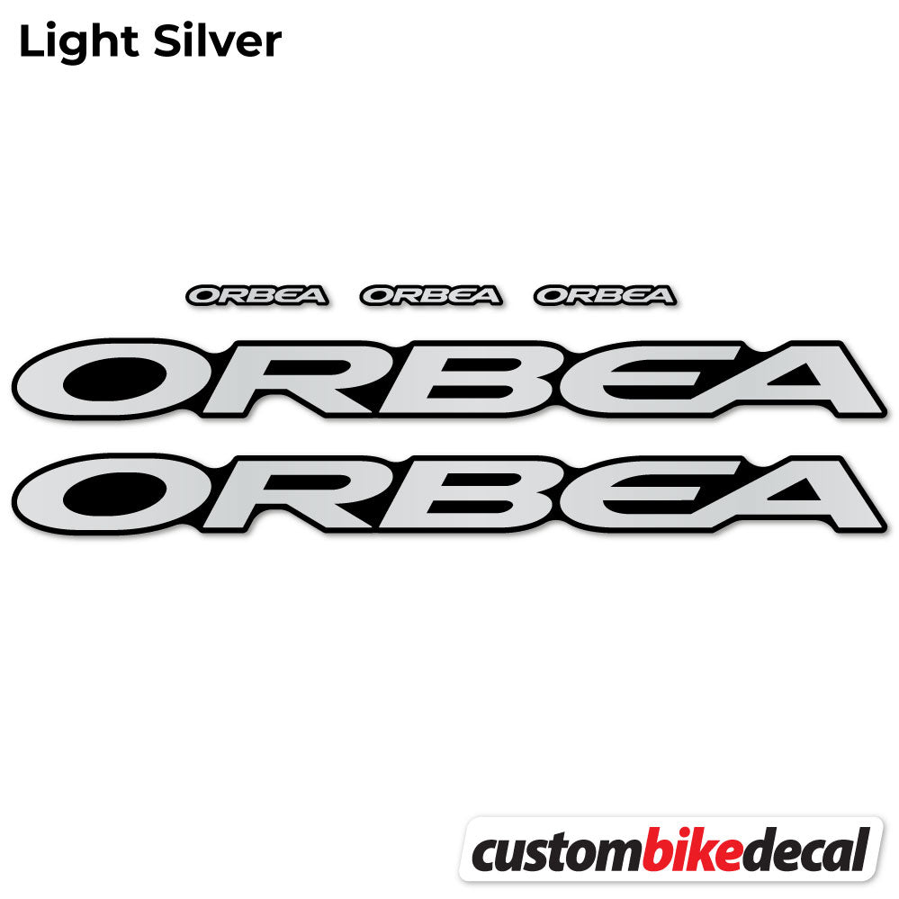 Light Silver decal for Orbea Oiz M10 2021 VEC frame – bike sticker vinyl