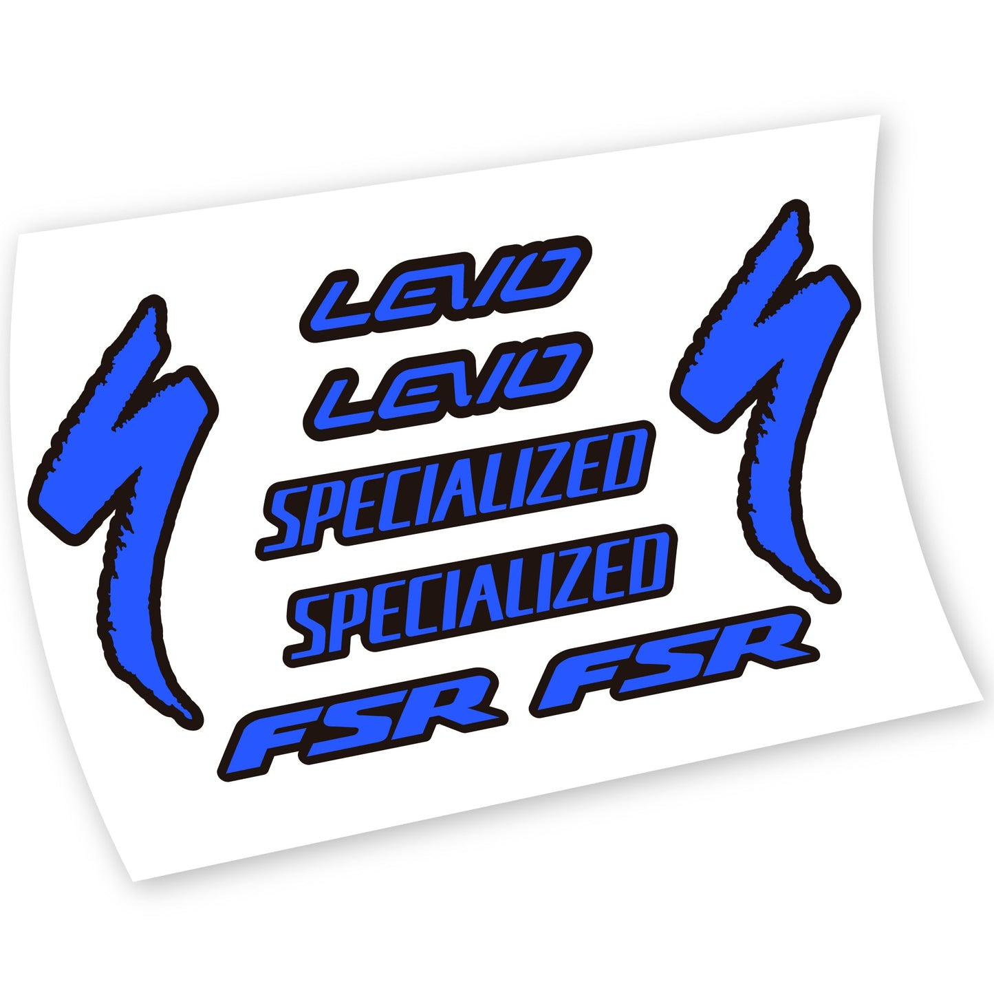 Stickers Specialized Levo FSR compatibles Autocollants cadre