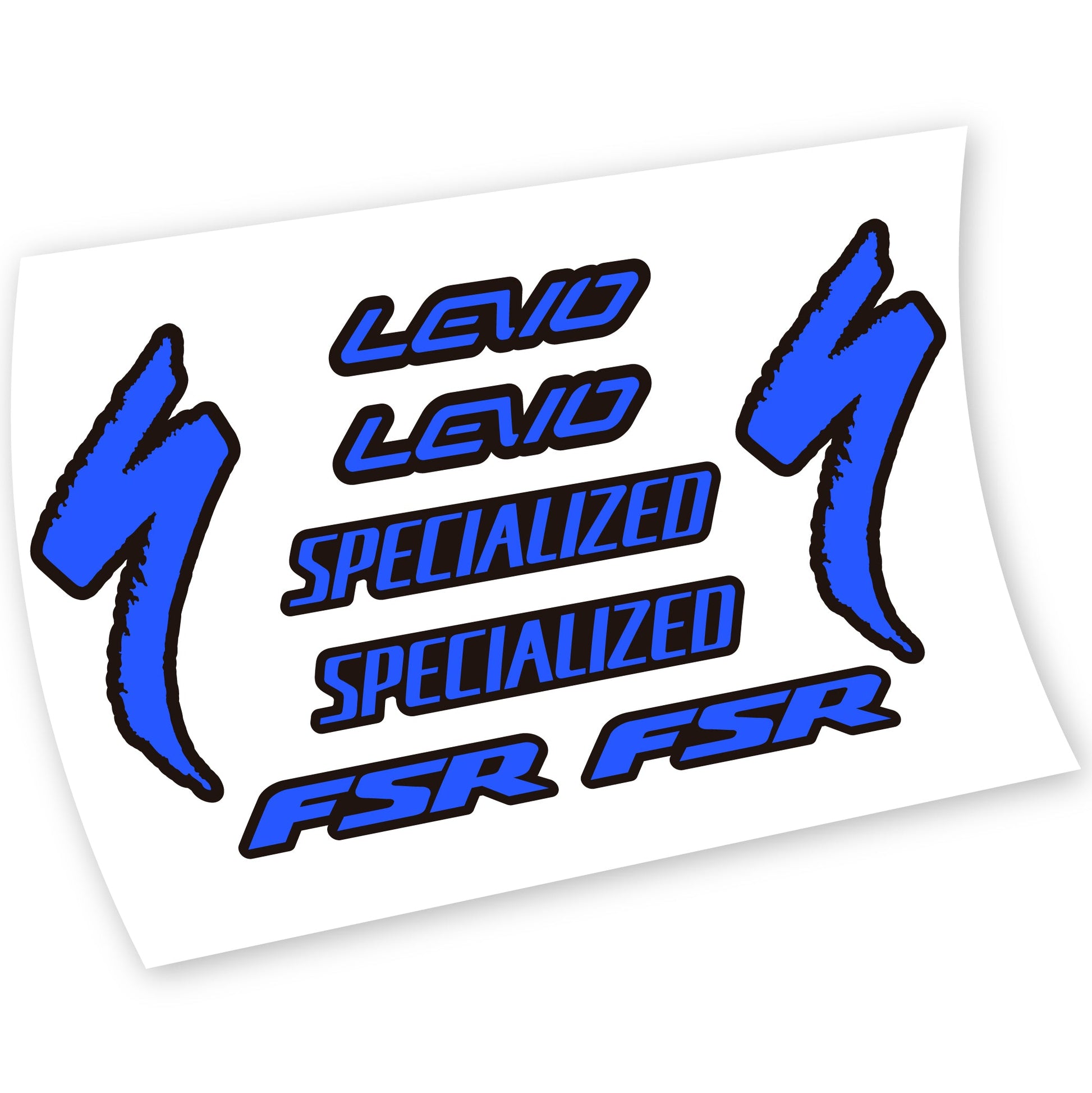Stickers Specialized Levo FSR compatibles Autocollants cadre