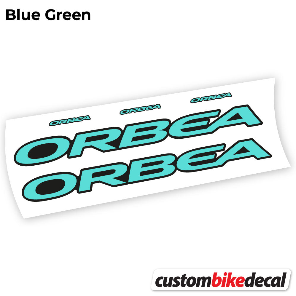 Blue Green decal for Orbea Oiz 2020 Square frame – bike sticker vinyl
