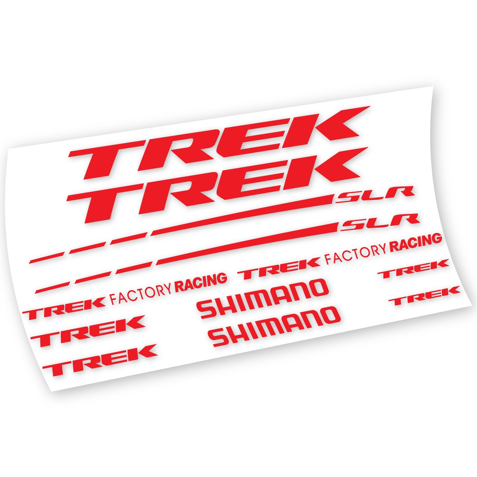 Stickers Trek Factory Racing Team compatibles Autocollants cadre