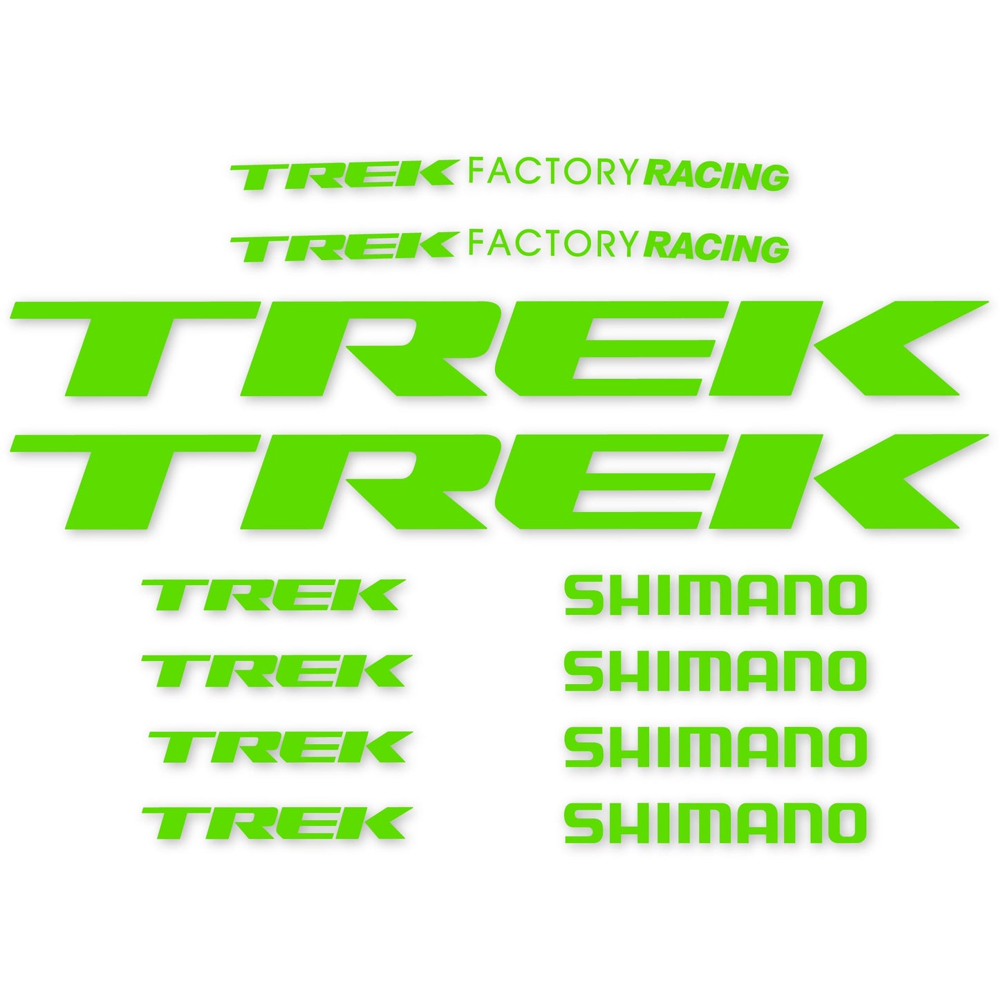 Stickers Trek Factory Racing Team compatibles Autocollants cadre