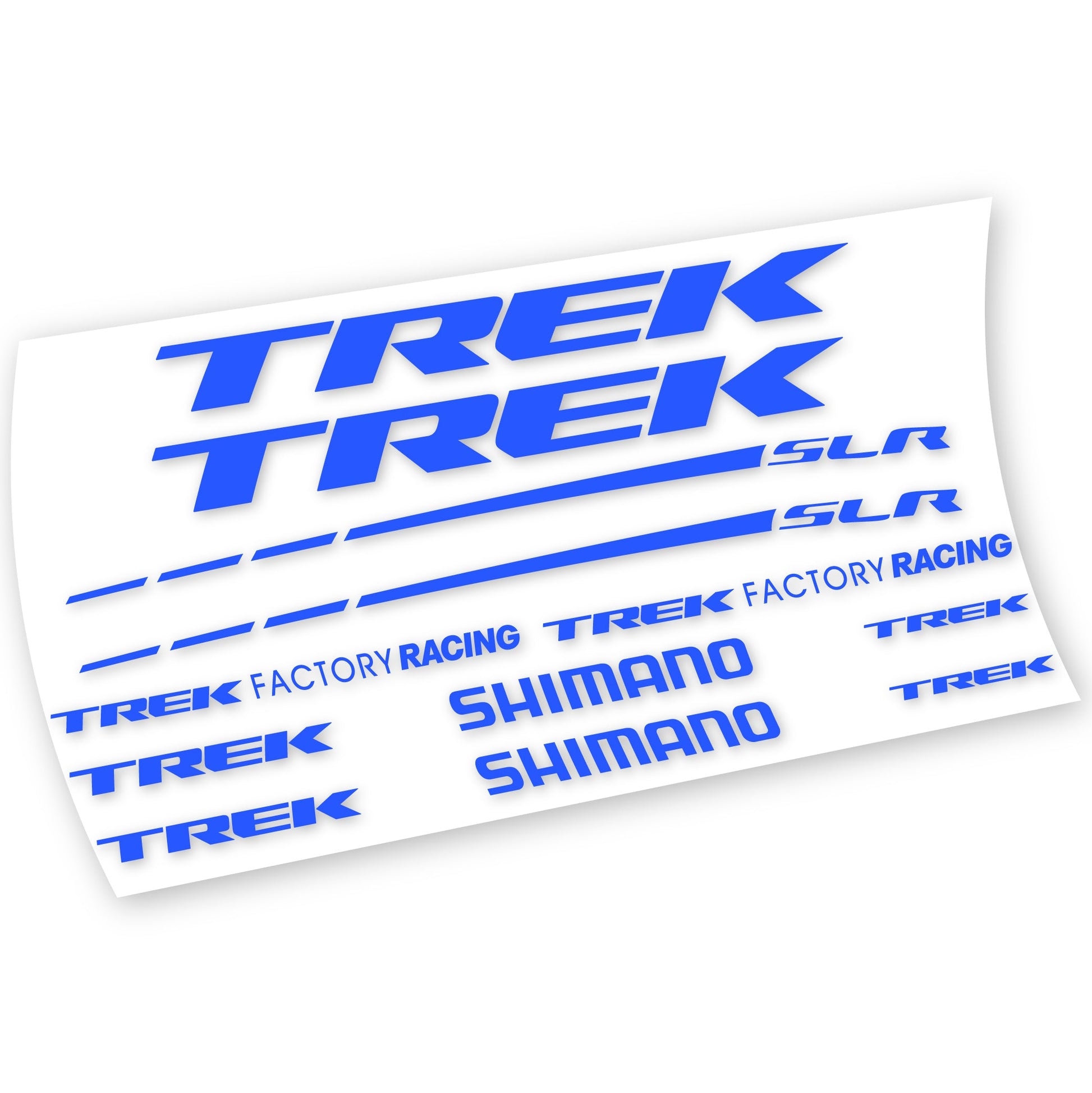 Stickers Trek Factory Racing Team compatibles Autocollants cadre
