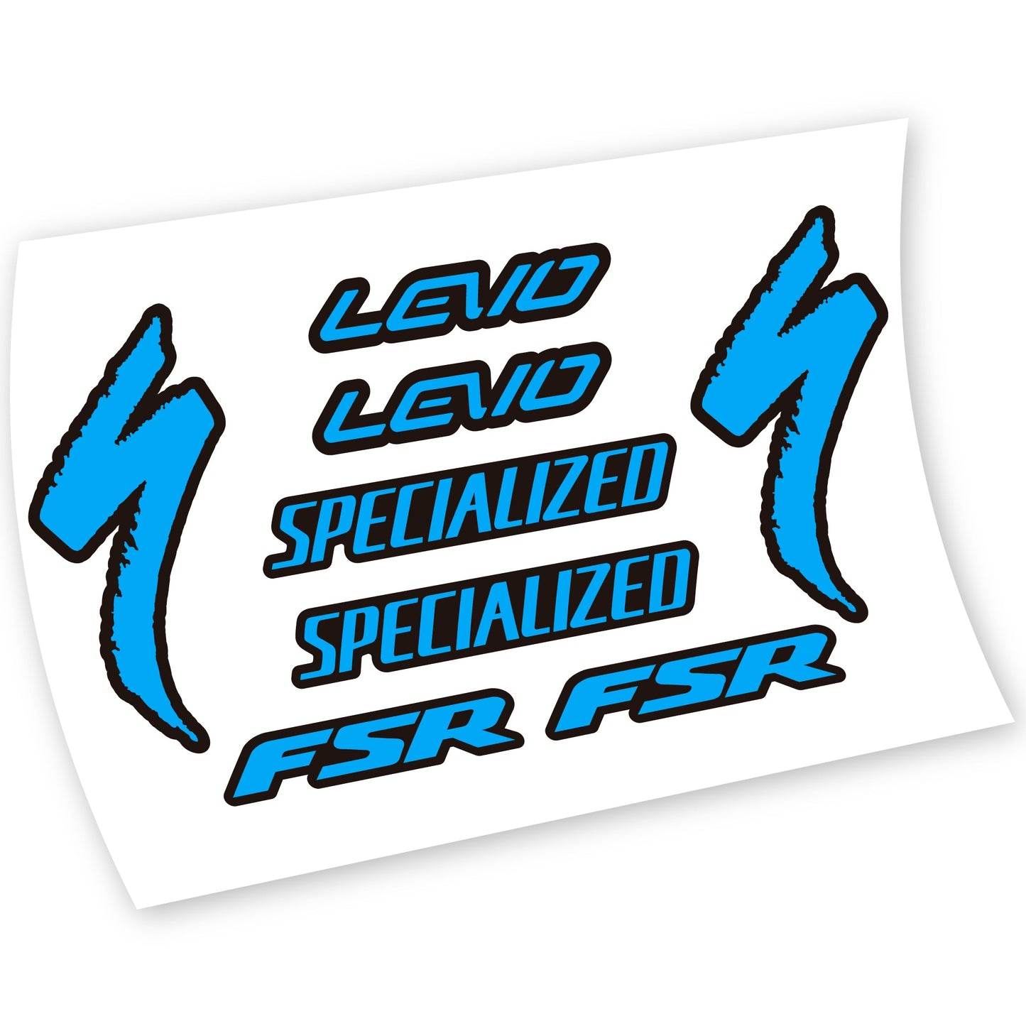 Stickers Specialized Levo FSR compatibles Autocollants cadre