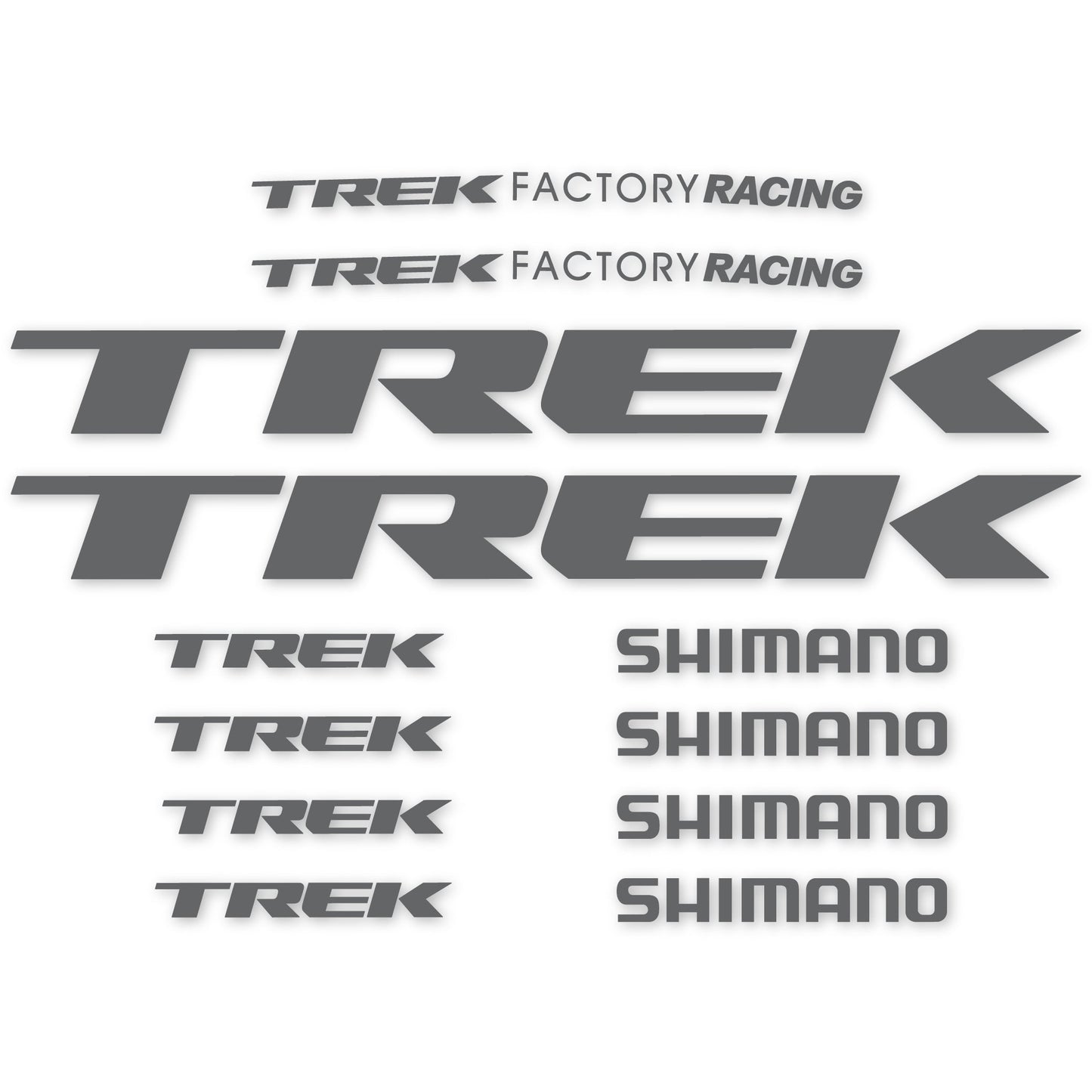 Stickers Trek Factory Racing Team compatibles Autocollants cadre