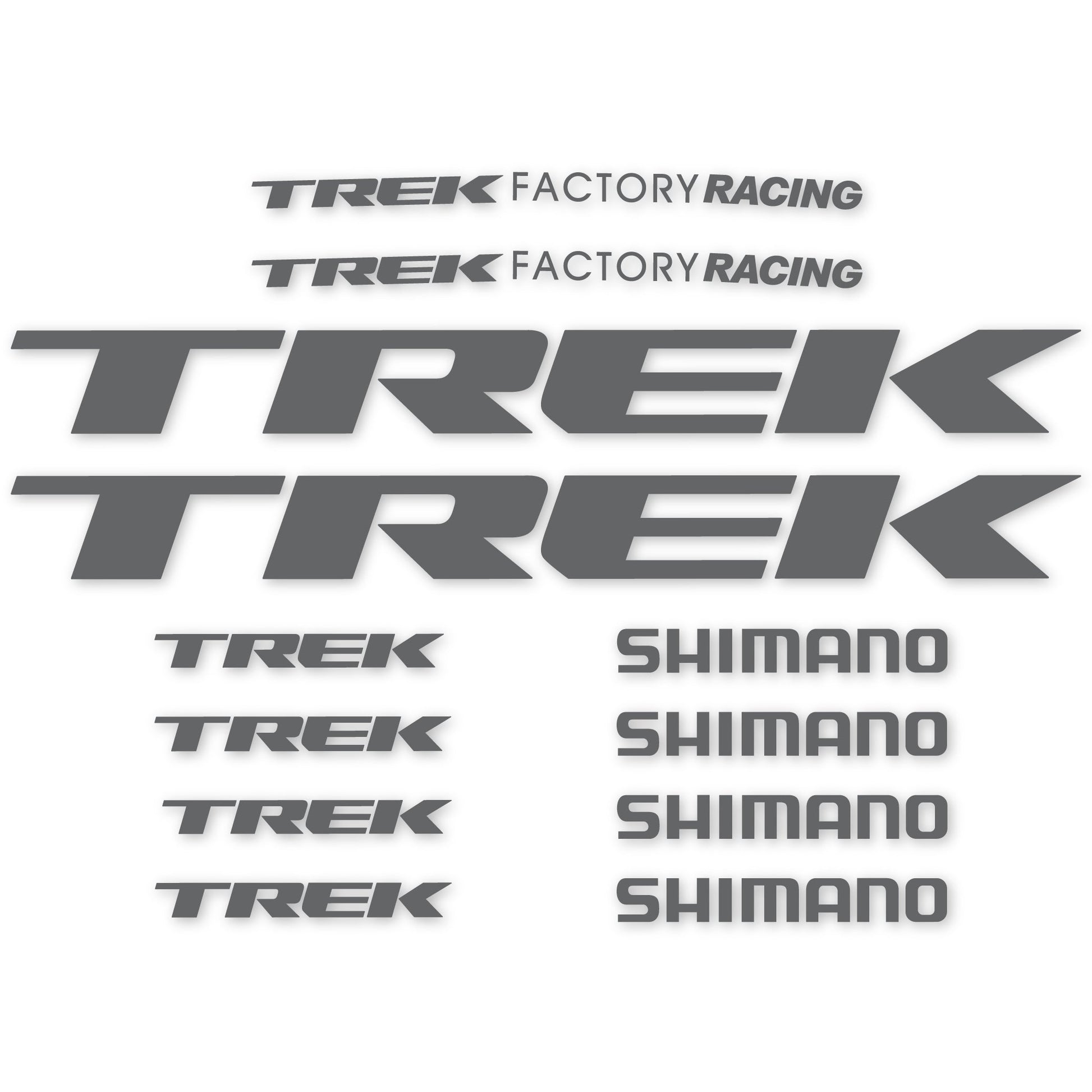 Stickers Trek Factory Racing Team compatibles Autocollants cadre