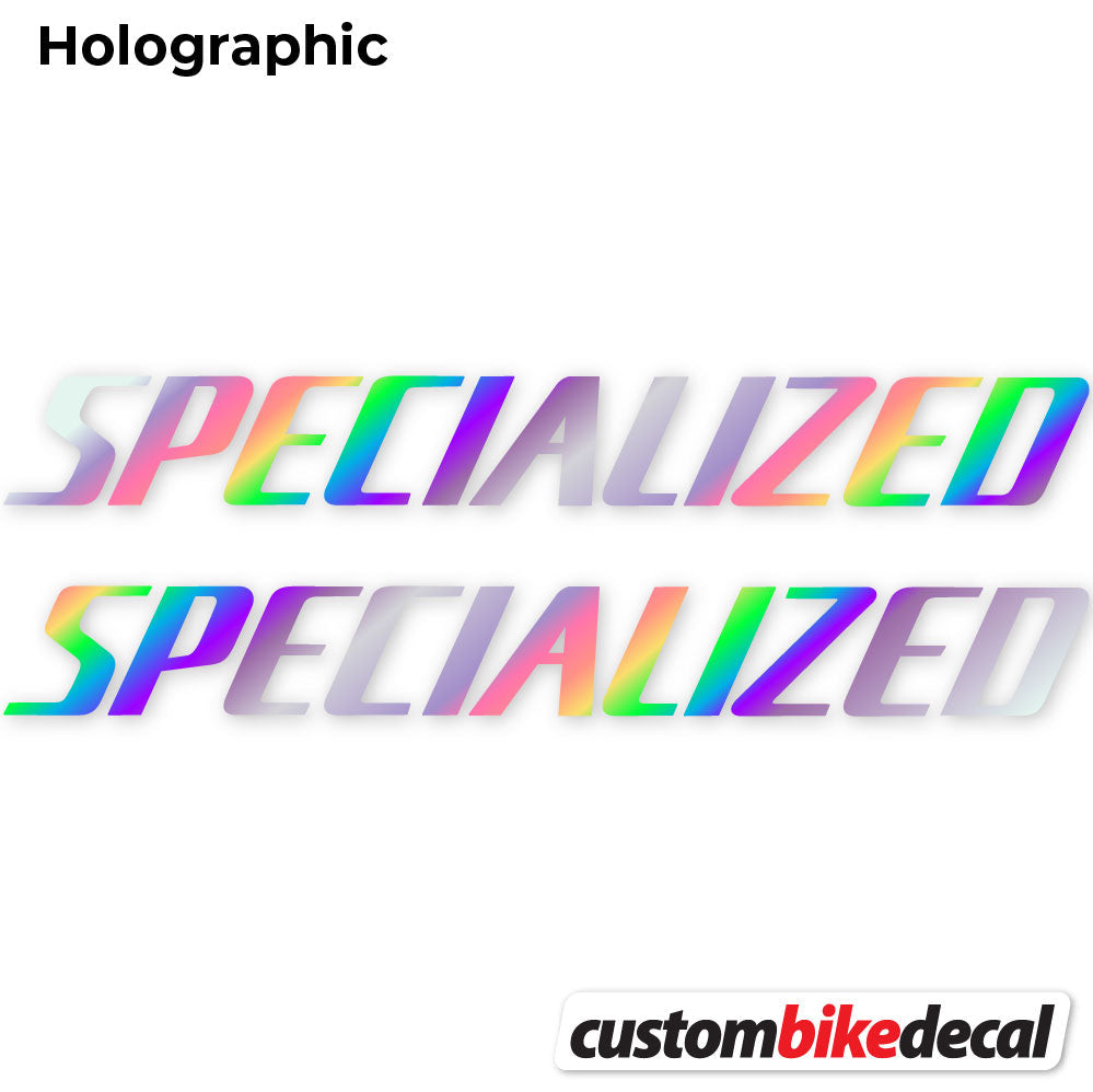 Hollographic decal for Specialized Square frame – bike sticker vinyl