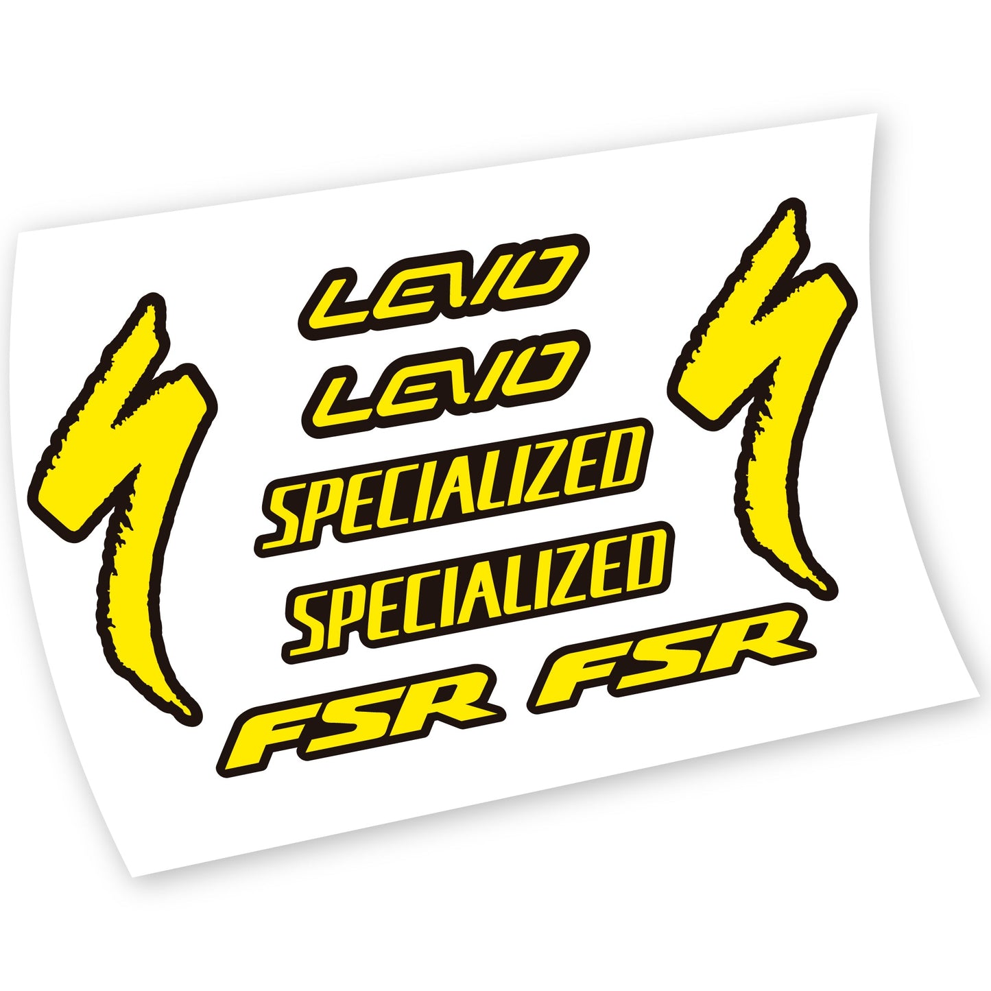 Stickers Specialized Levo FSR compatibles Autocollants cadre