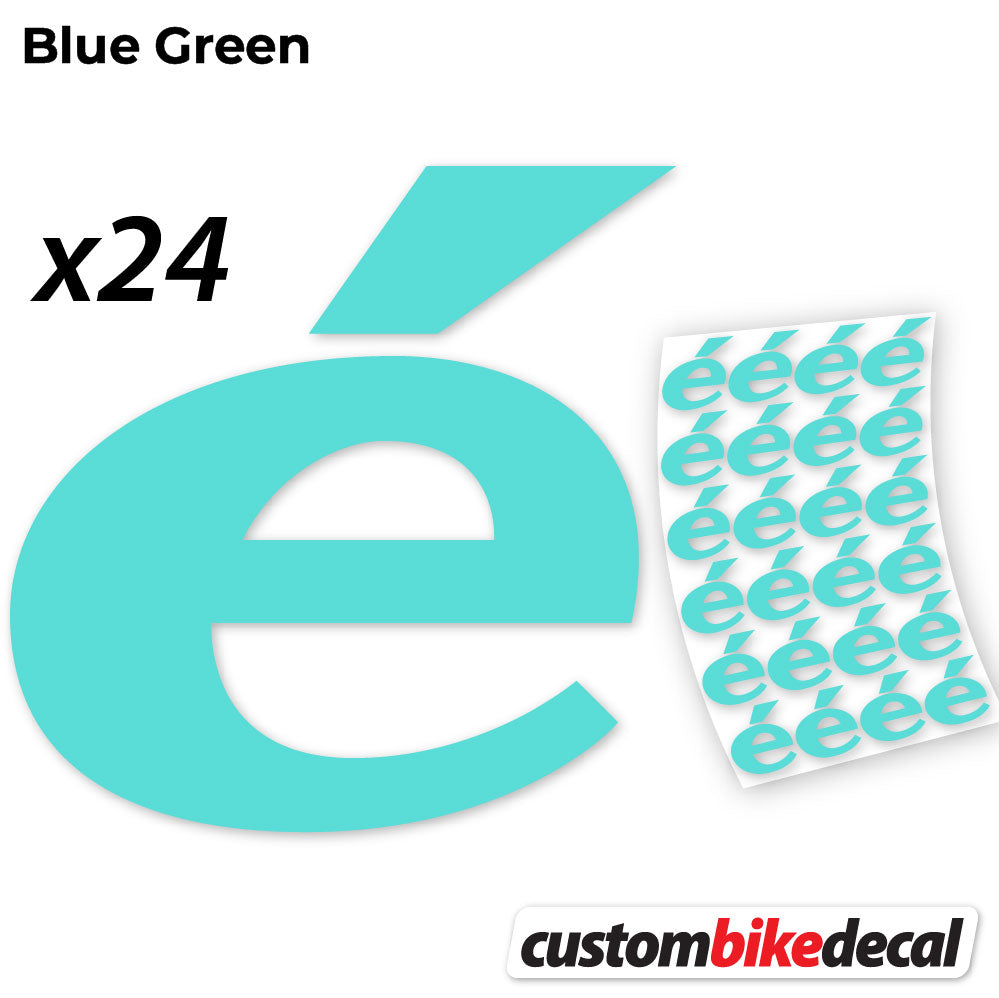 Blue Green decal for Cerveló logo – bike sticker vinyl