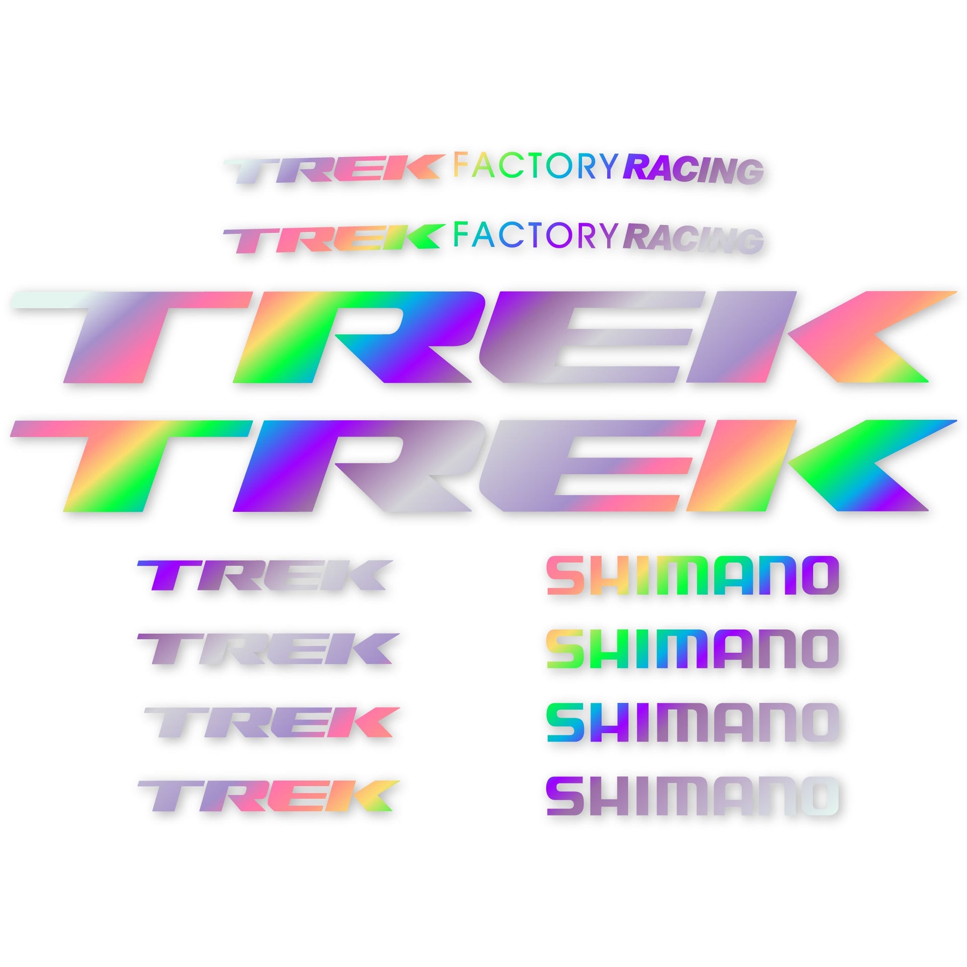 Stickers Trek Factory Racing Team compatibles Autocollants cadre