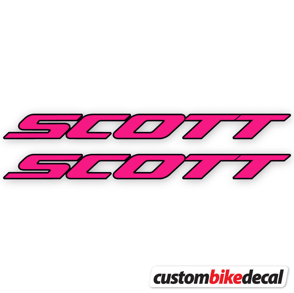 Fuchsia decal for Scott frame – bike sticker vinyl