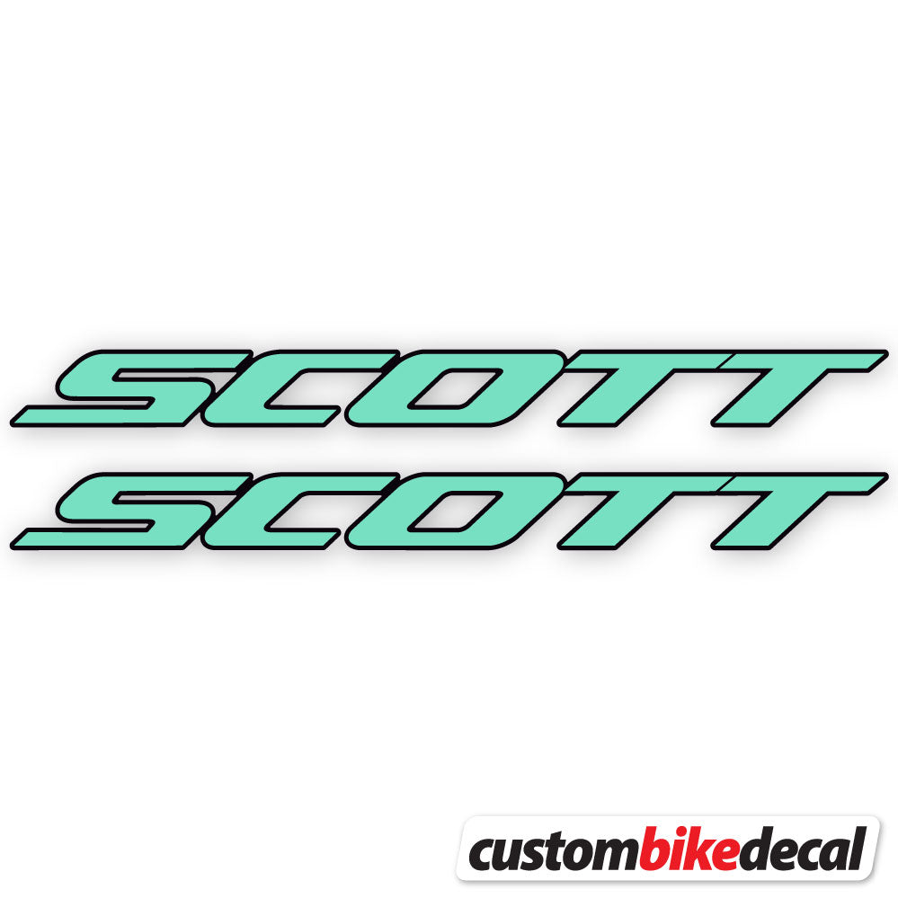 Mint decal for Scott frame – bike sticker vinyl