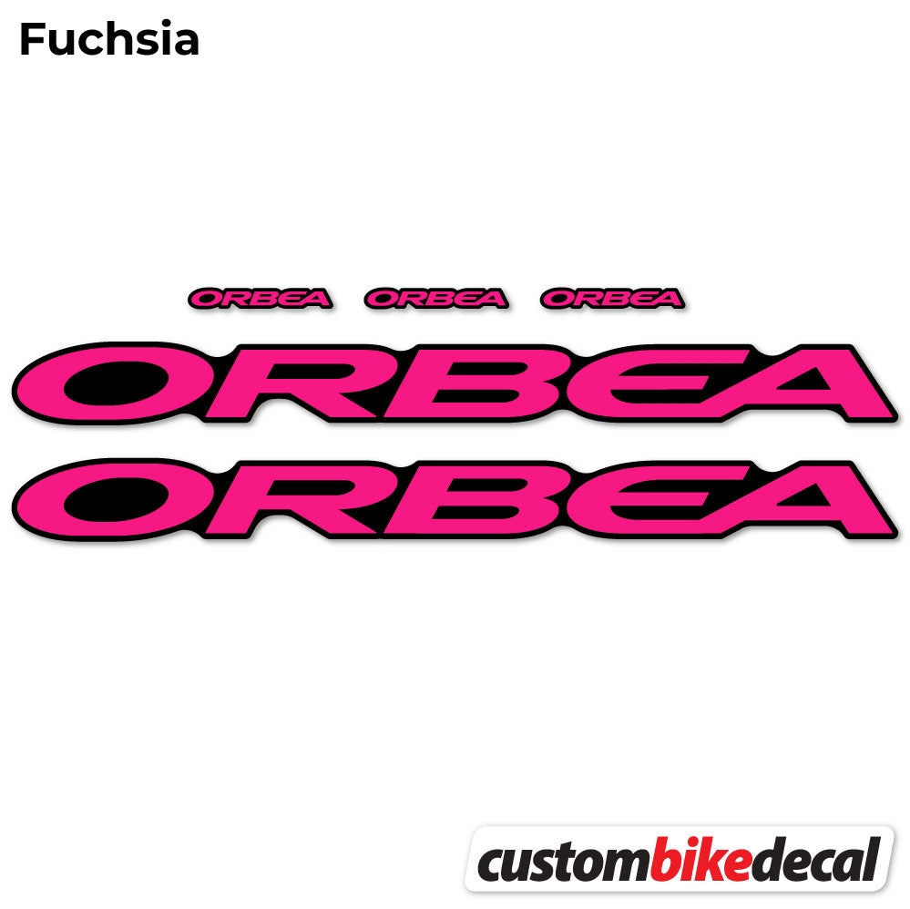 Fuchsia decal for Orbea Oiz M10 2021 VEC frame – bike sticker vinyl
