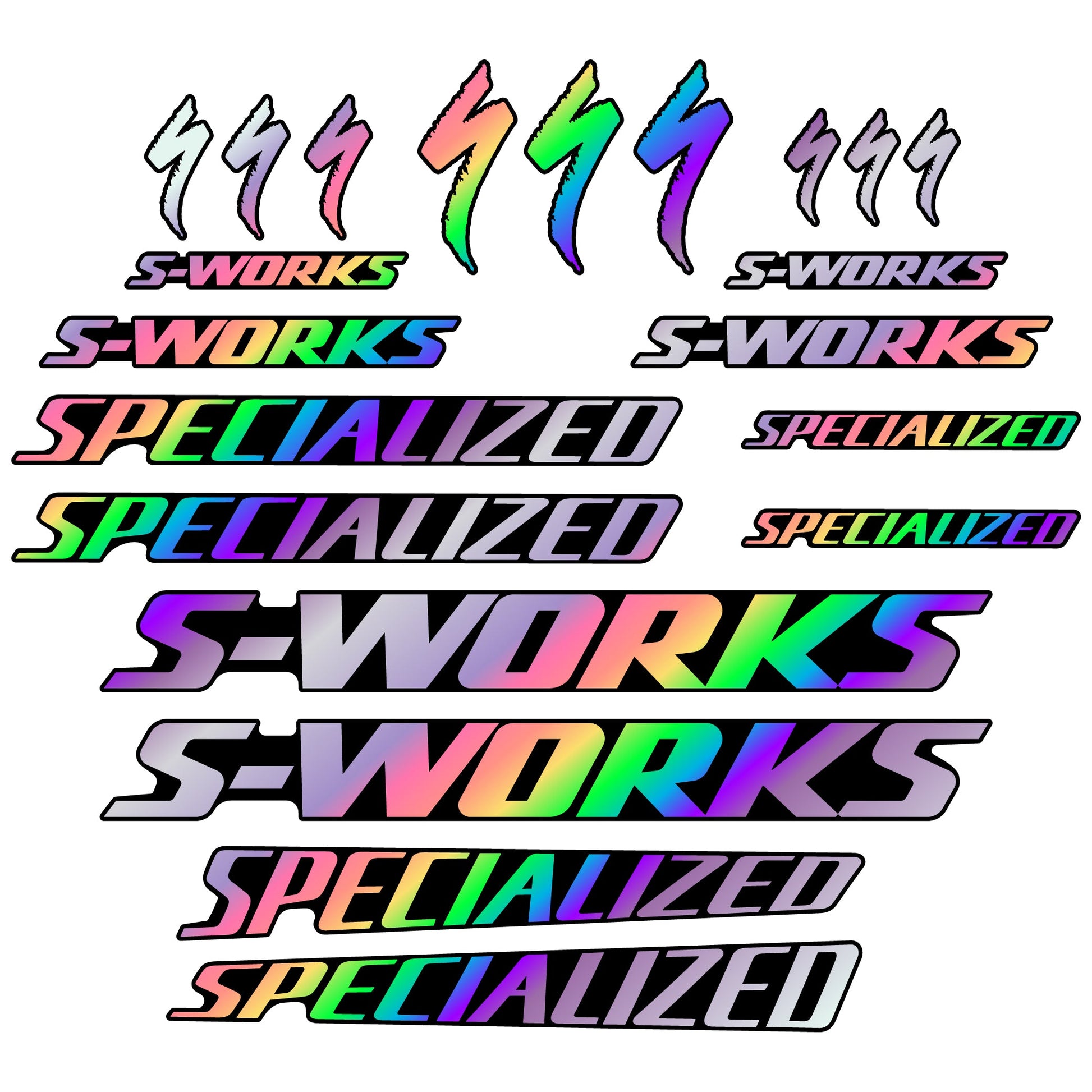 Stickers Specialized compatibles Autocollants cadre