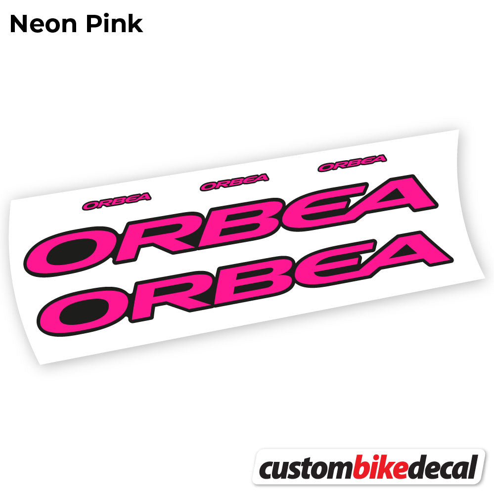 Neon Pink decal for Orbea Oiz 2020 Square frame – bike sticker vinyl