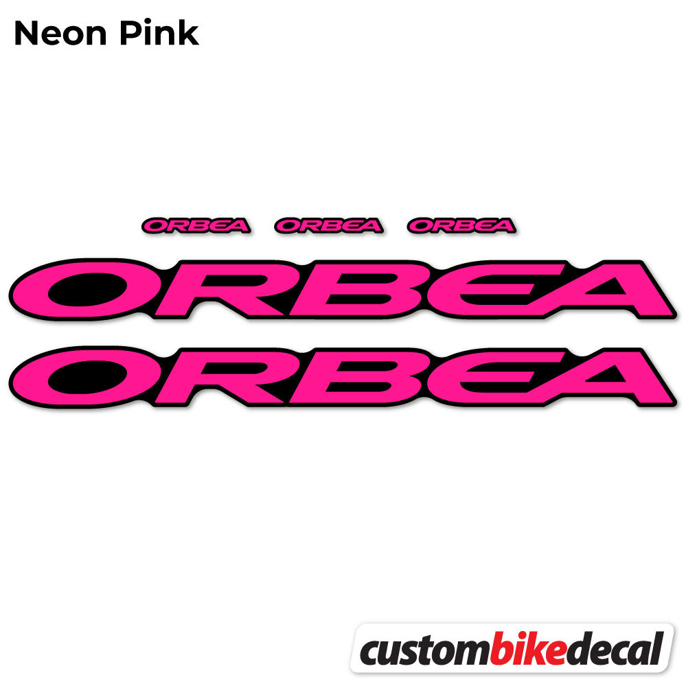 Neon Pink decal for Orbea Oiz M10 2021 VEC frame – bike sticker vinyl