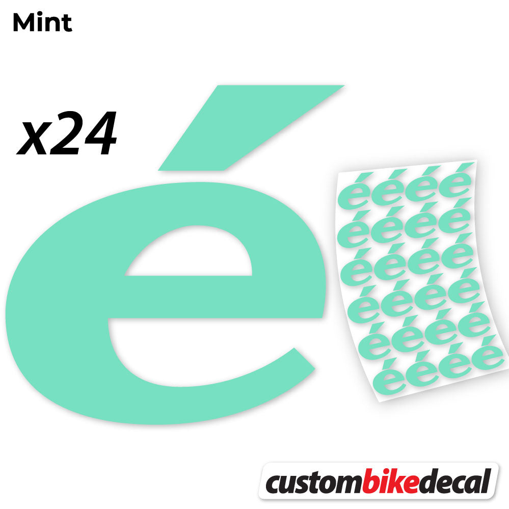 Mint decal for Cerveló logo – bike sticker vinyl