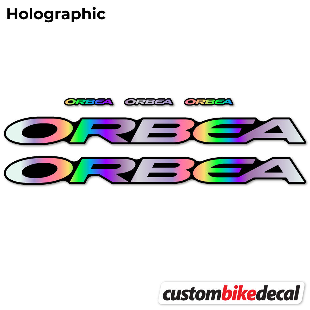 Hollographic decal for Orbea Oiz M10 2021 VEC frame – bike sticker vinyl