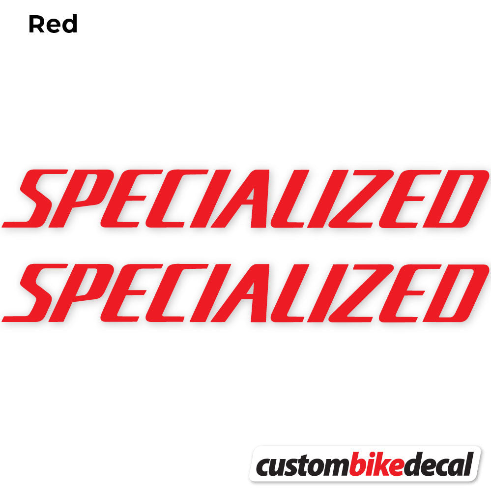 Red decal for Specialized Square frame – bike sticker vinyl