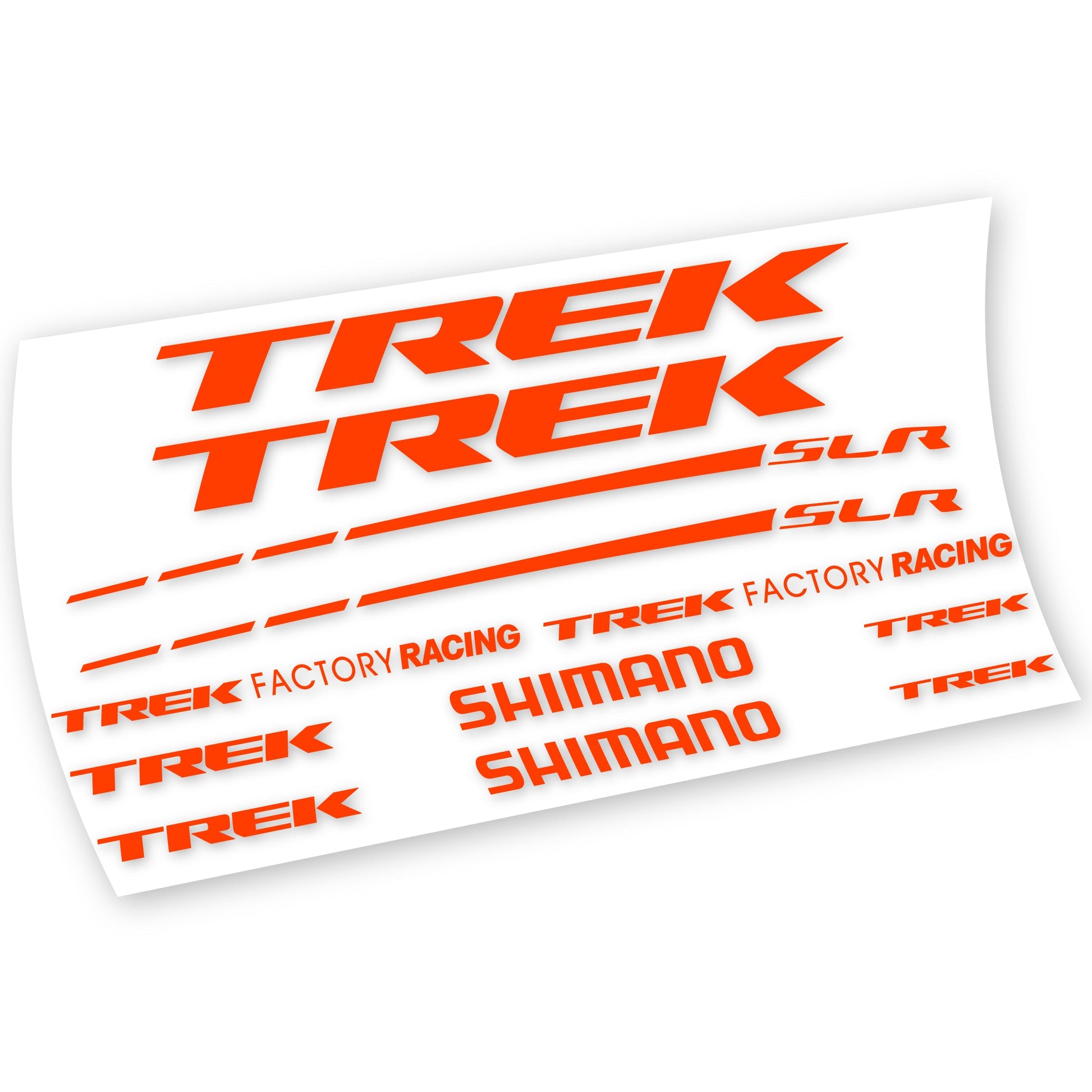 Stickers Trek Factory Racing Team compatibles Autocollants cadre