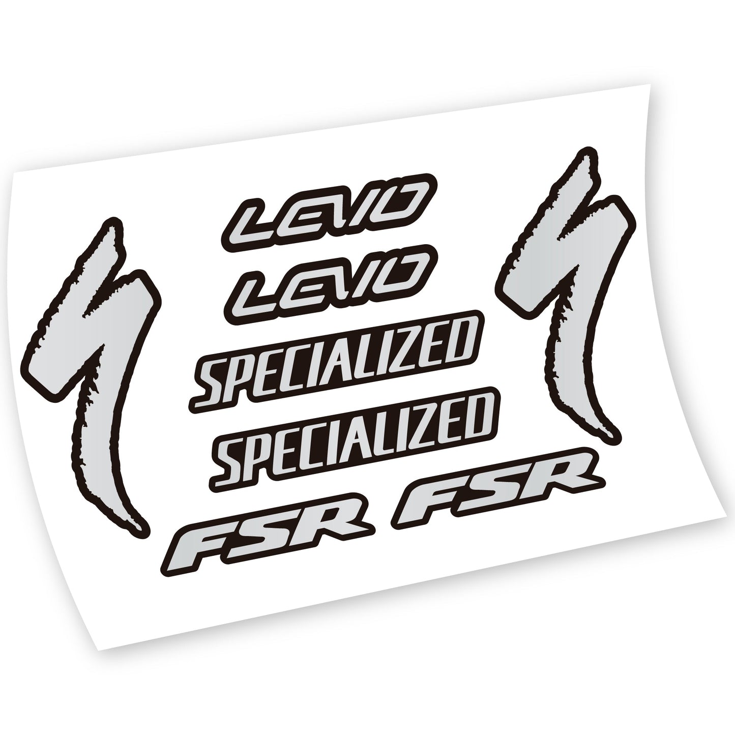 Stickers Specialized Levo FSR compatibles Autocollants cadre
