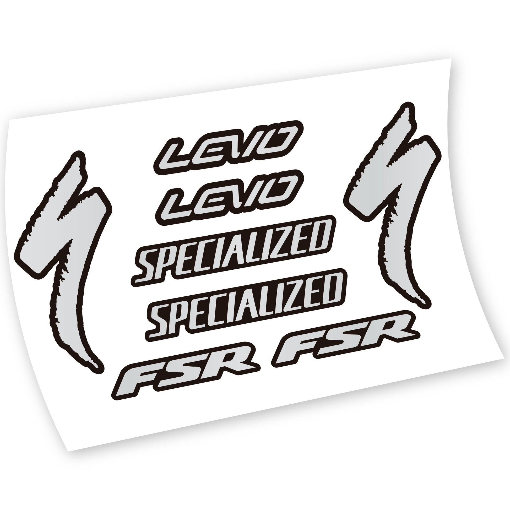 Stickers Specialized Levo FSR compatibles Autocollants cadre