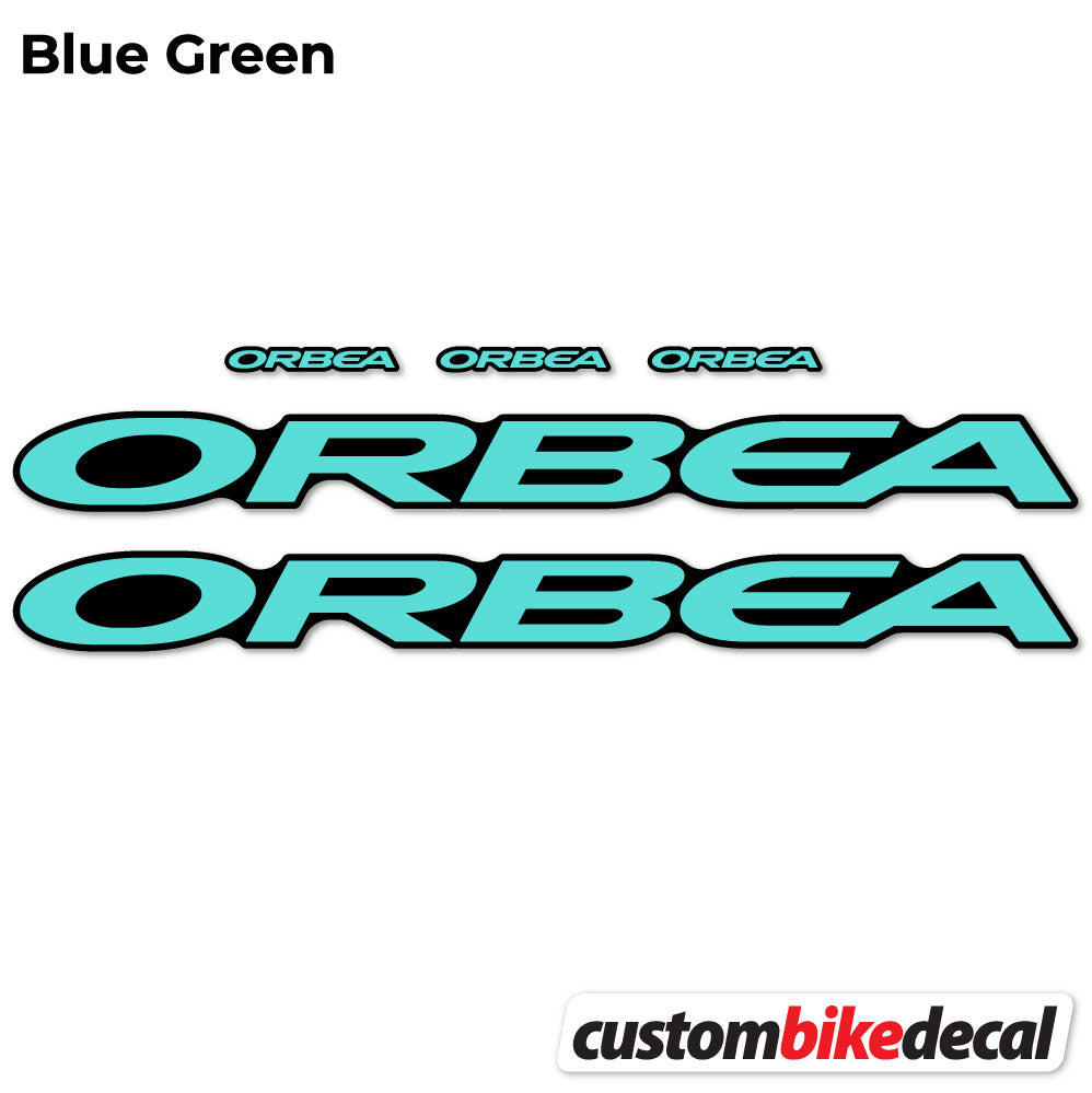 Blue Green decal for Orbea Oiz M10 2021 VEC frame – bike sticker vinyl