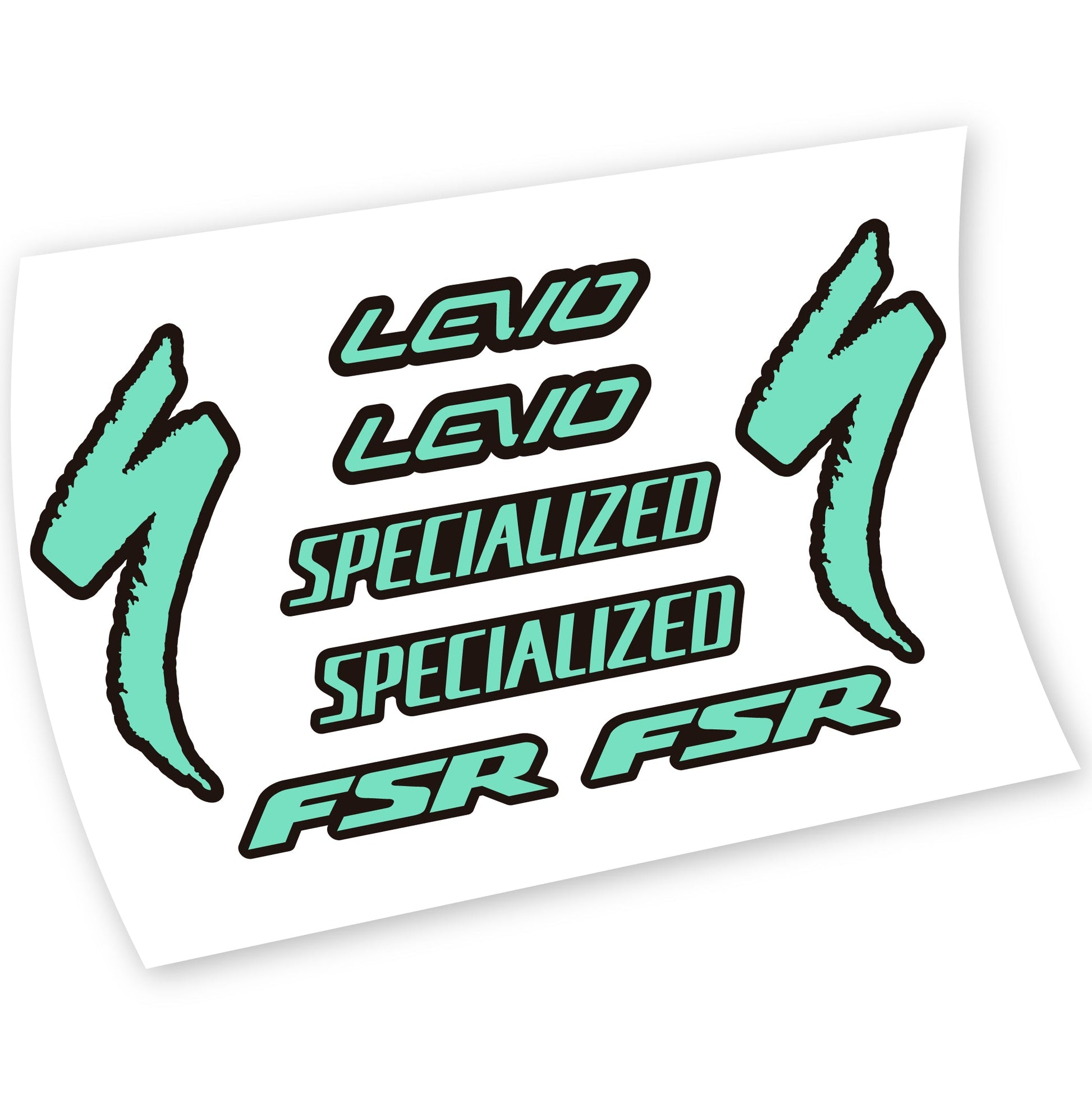 Stickers Specialized Levo FSR compatibles Autocollants cadre