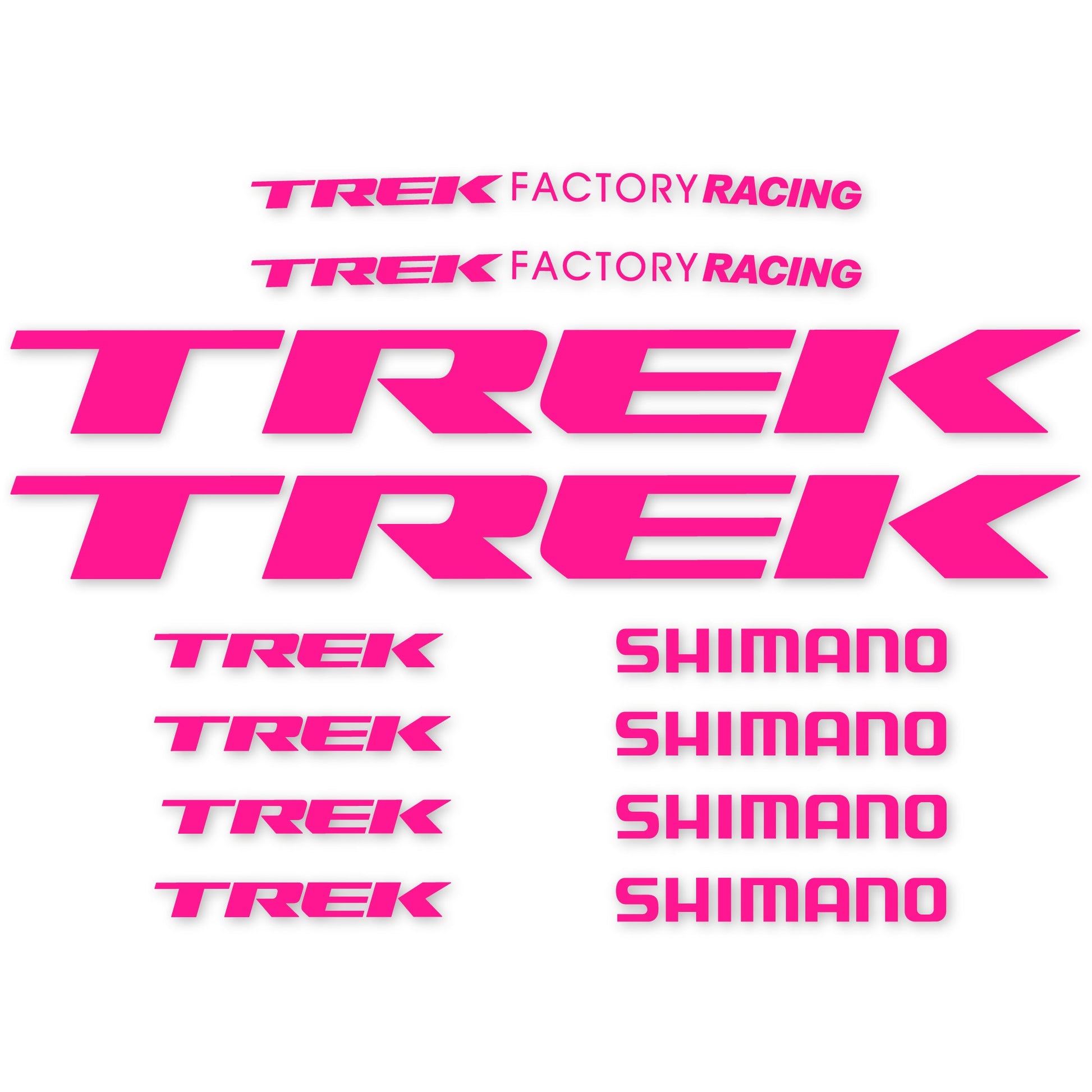 Stickers Trek Factory Racing Team compatibles Autocollants cadre