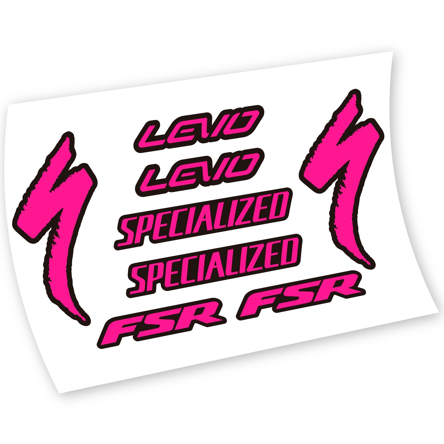 Stickers Specialized Levo FSR compatibles Autocollants cadre