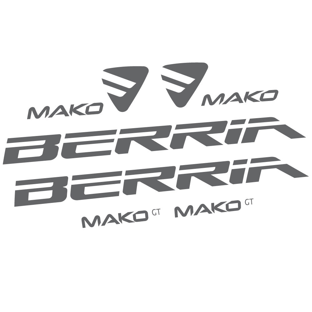 Stickers Berria Mako GT compatibles Autocollants cadre