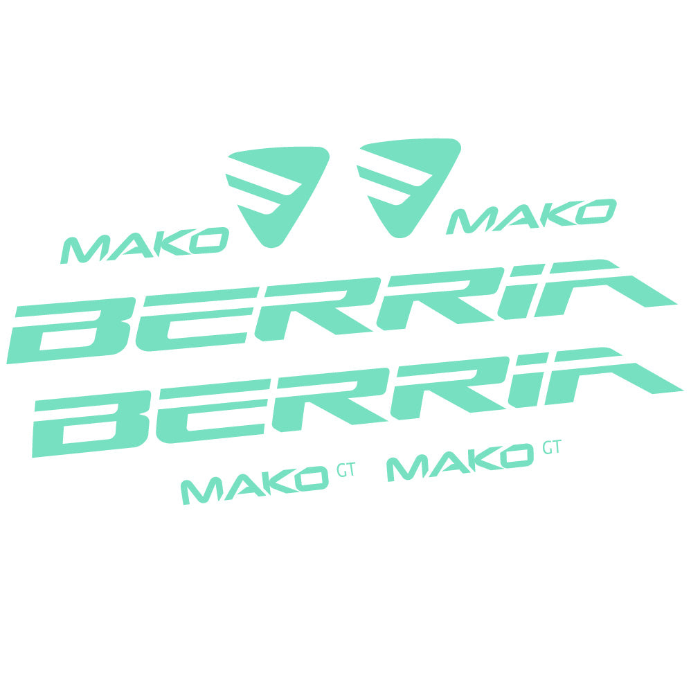 Stickers Berria Mako GT compatibles Autocollants cadre