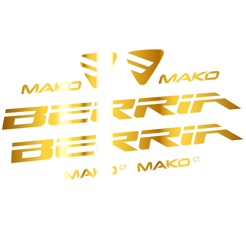 Stickers Berria Mako GT compatibles Autocollants cadre