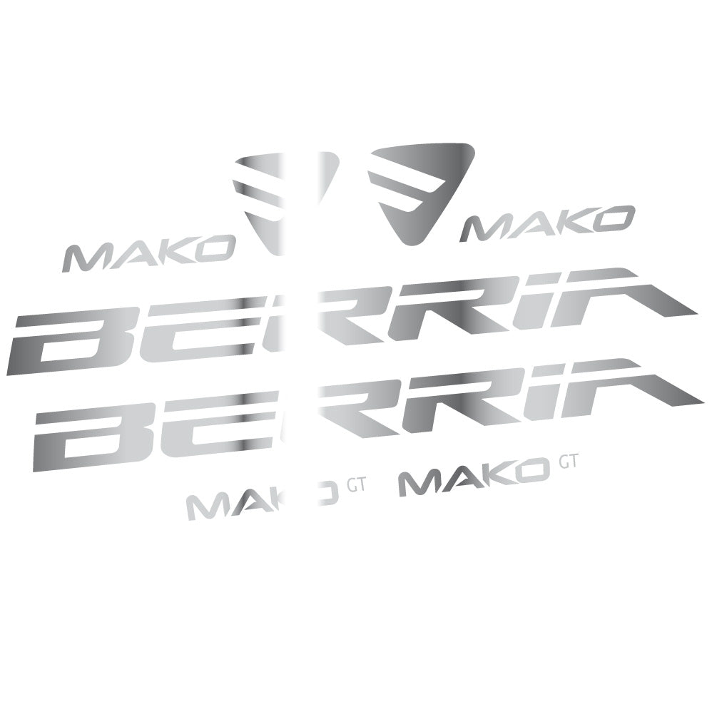 Stickers Berria Mako GT compatibles Autocollants cadre