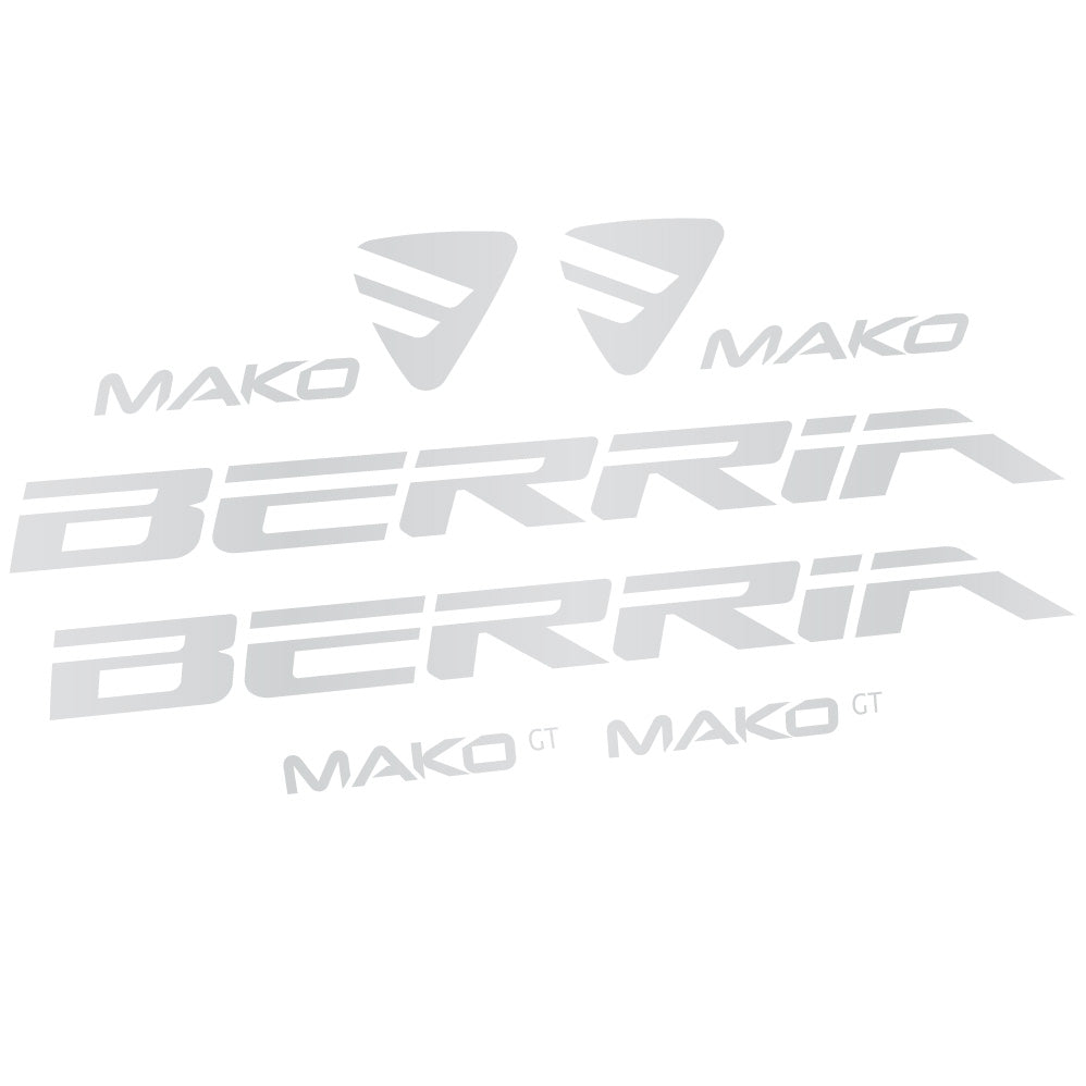 Stickers Berria Mako GT compatibles Autocollants cadre